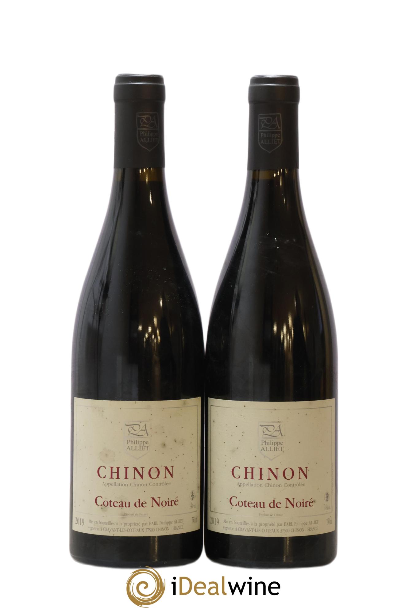 Chinon Coteau de Noiré Philippe Alliet 2019 - Lot de 2 bouteilles - 0