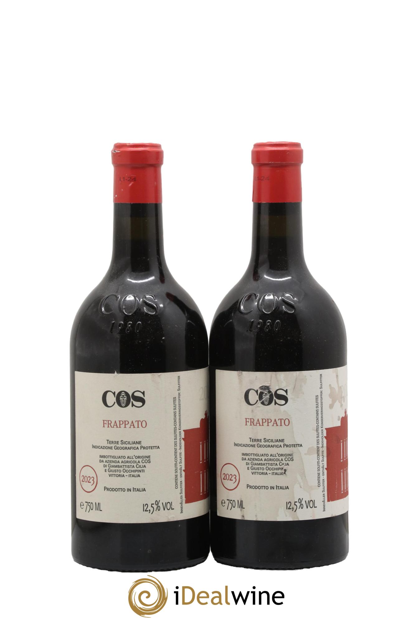 Terre Siciliane IGT Frappato Azienda Agricola Cos 2023 - Lot de 2 bouteilles - 1