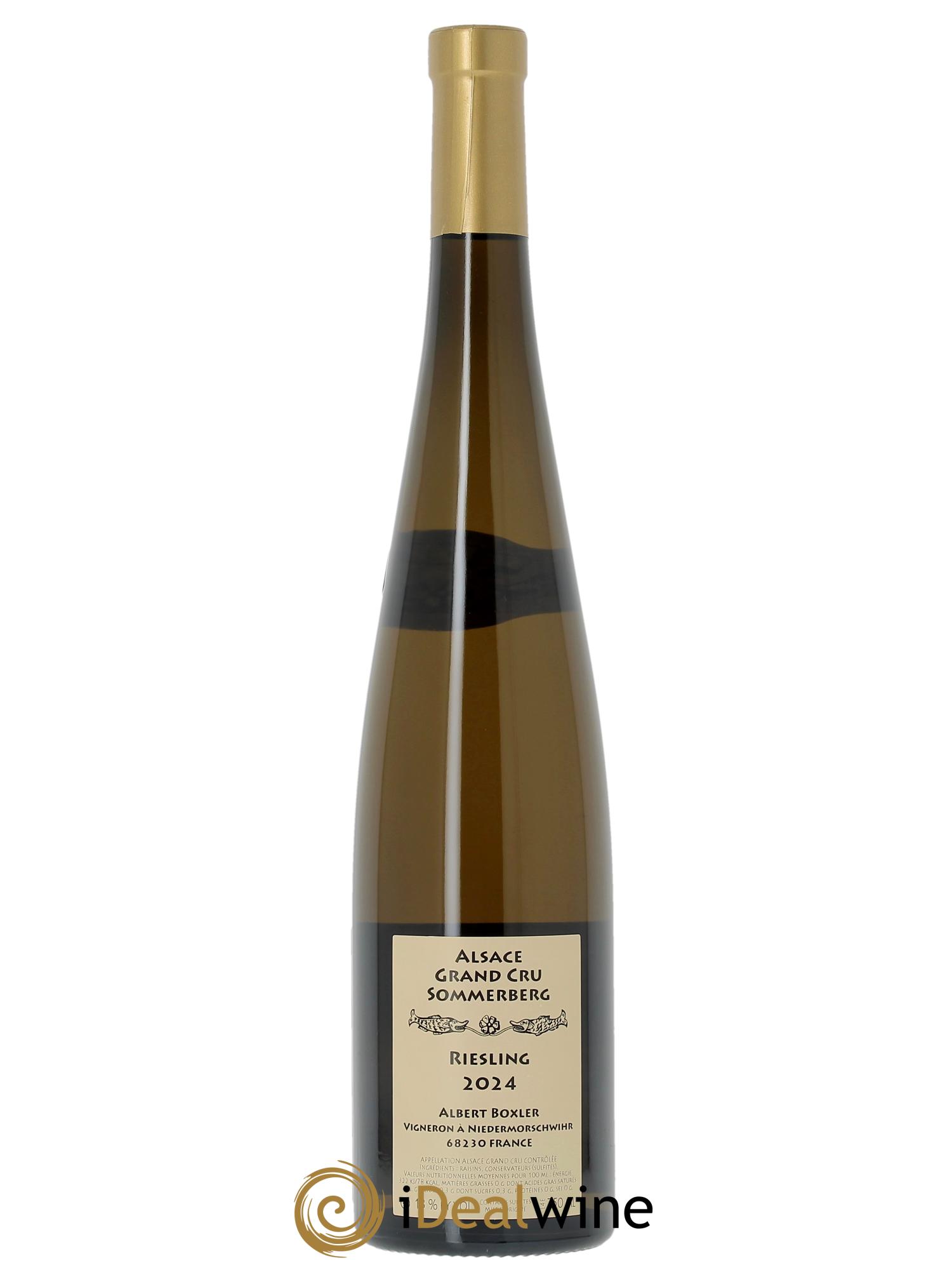 Alsace Riesling Grand Cru Sommerberg Albert Boxler 2024 - Lot de 1 bouteille - 1
