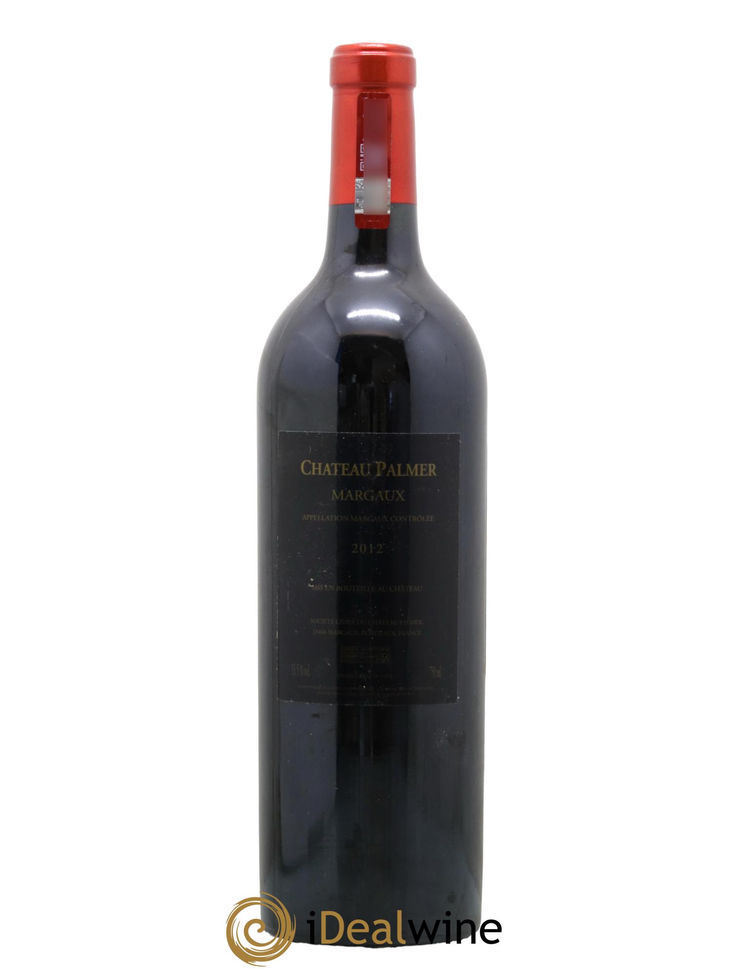 Château Palmer 3ème Grand Cru Classé 2012 - Lot de 1 bouteille - 1