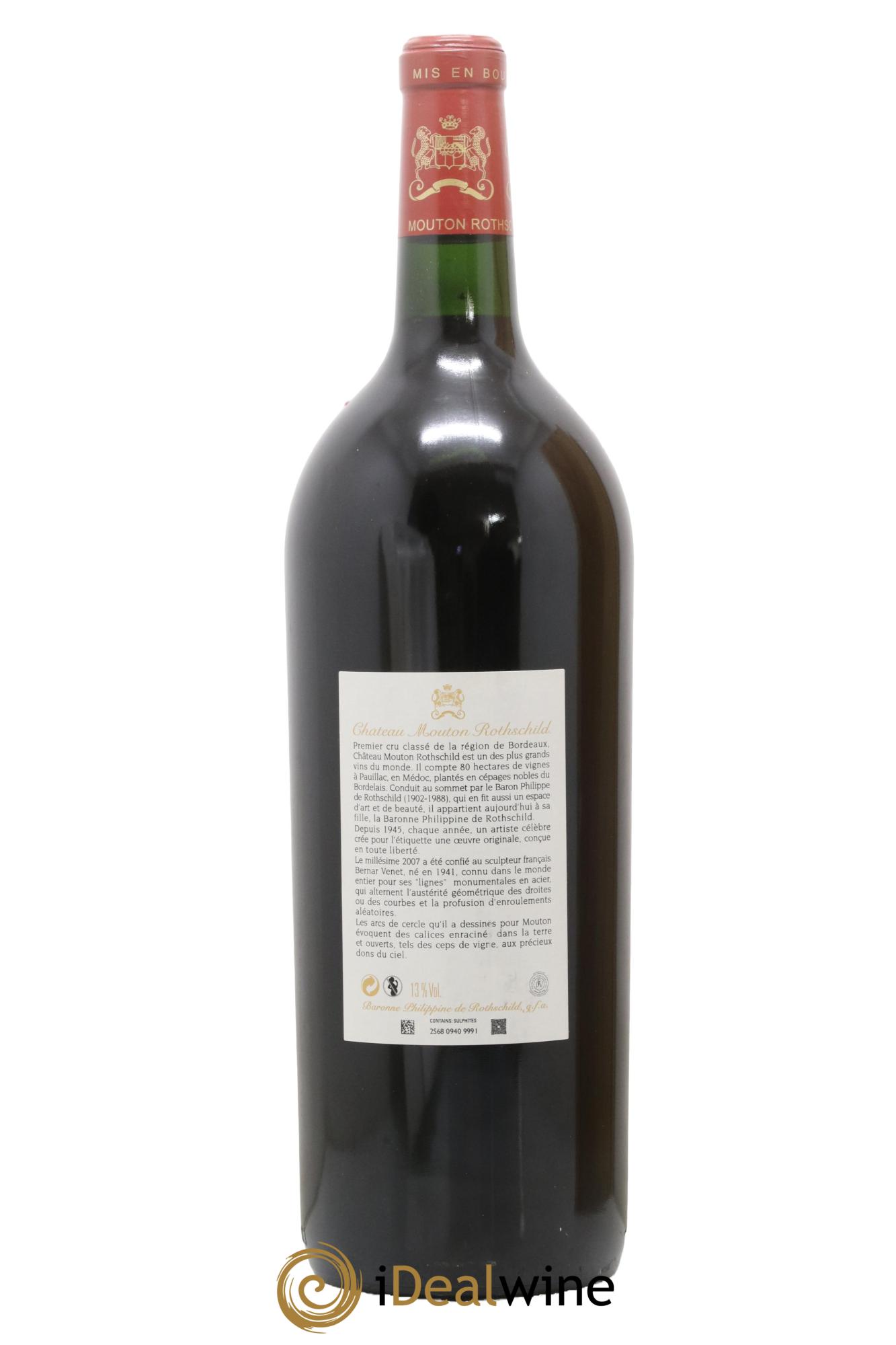 Château Mouton Rothschild 1er Grand Cru Classé 2007 - Lot of 1 magnum - 2