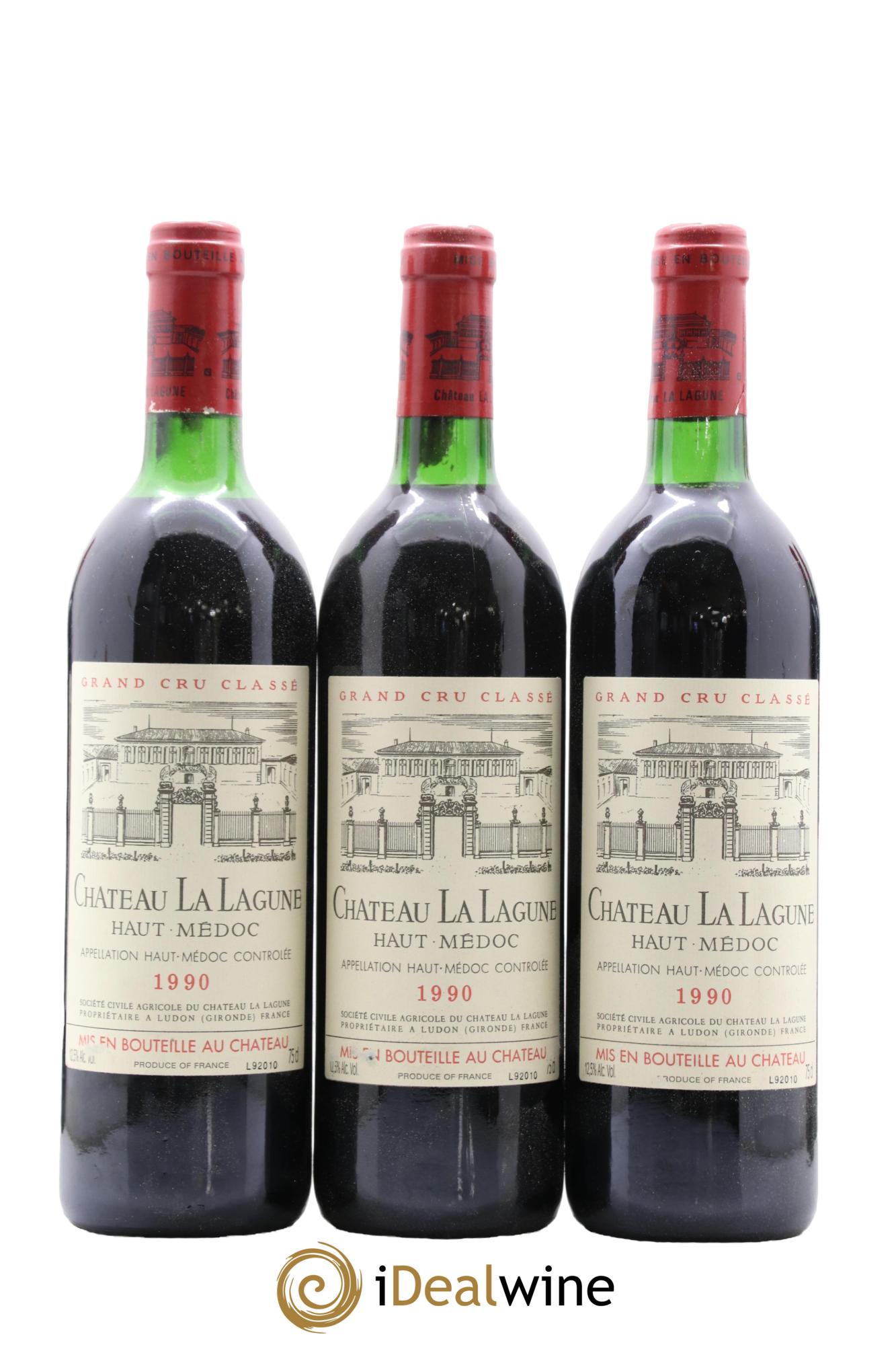Château la Lagune 3ème Grand Cru Classé 1990 - Lot de 12 bouteilles - 3