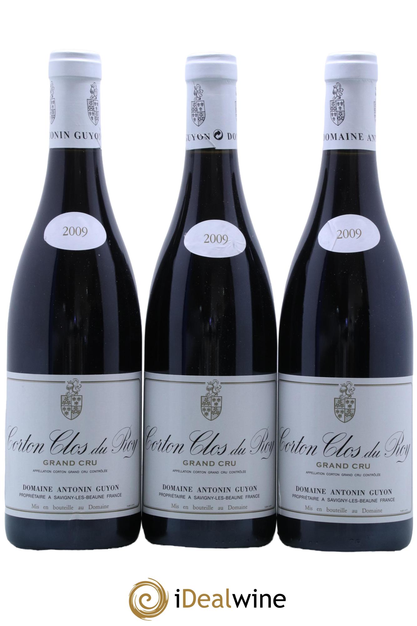 Corton Grand Cru Clos du Roy Antonin Guyon 2009 - Lot de 3 bouteilles - 0
