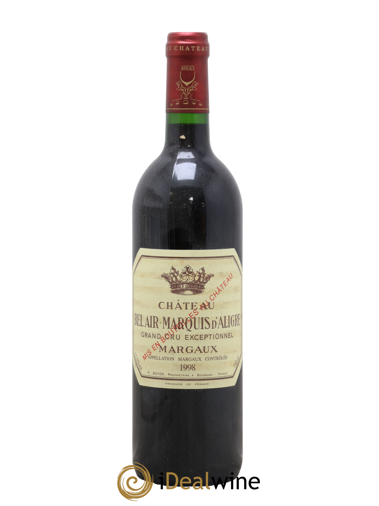 Château Bel Air Marquis d'Aligre 1998 - Lot de 1 bouteille - 0