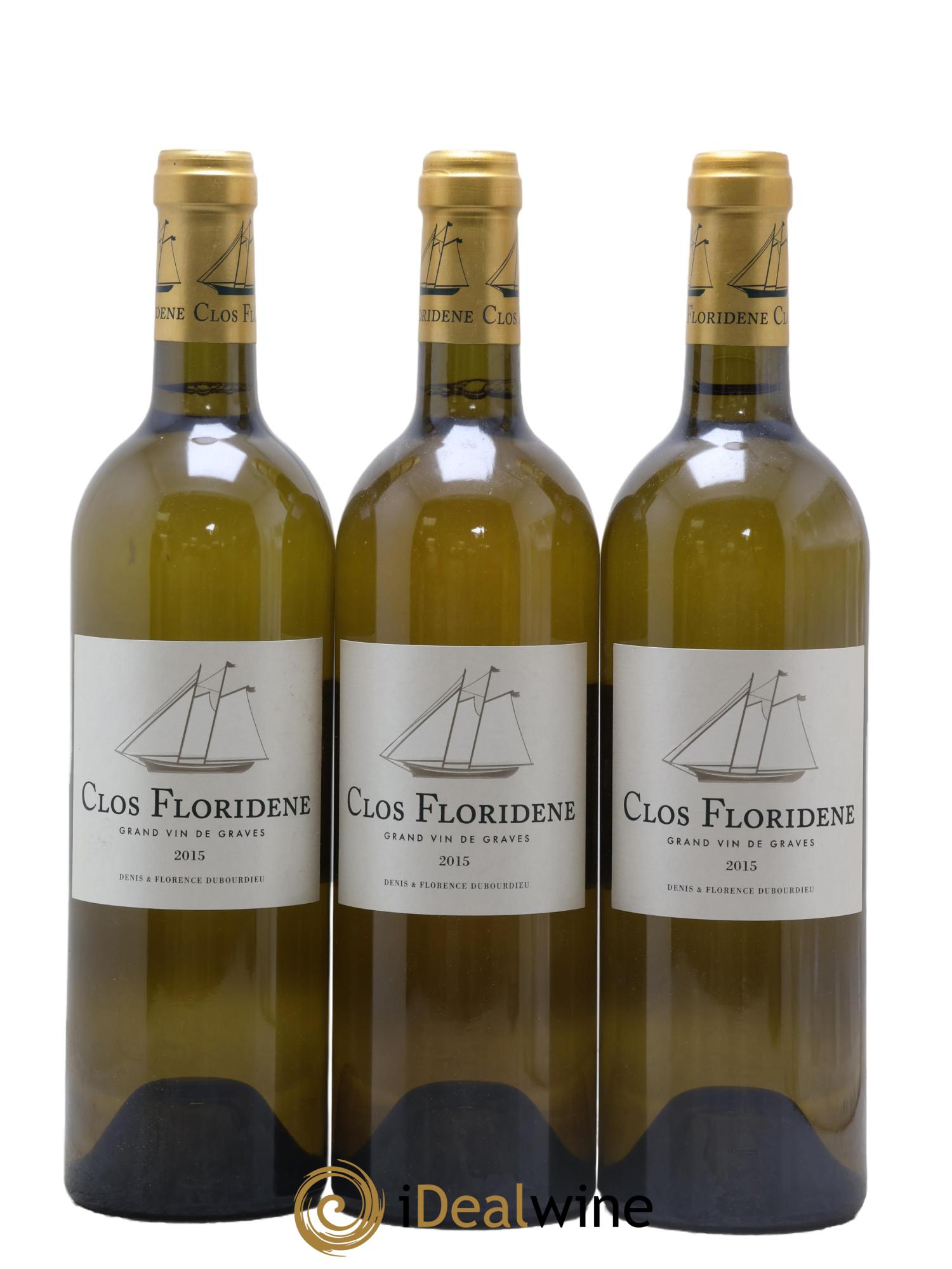 Clos Floridène 2015 - Lot of 3 bottles - 0