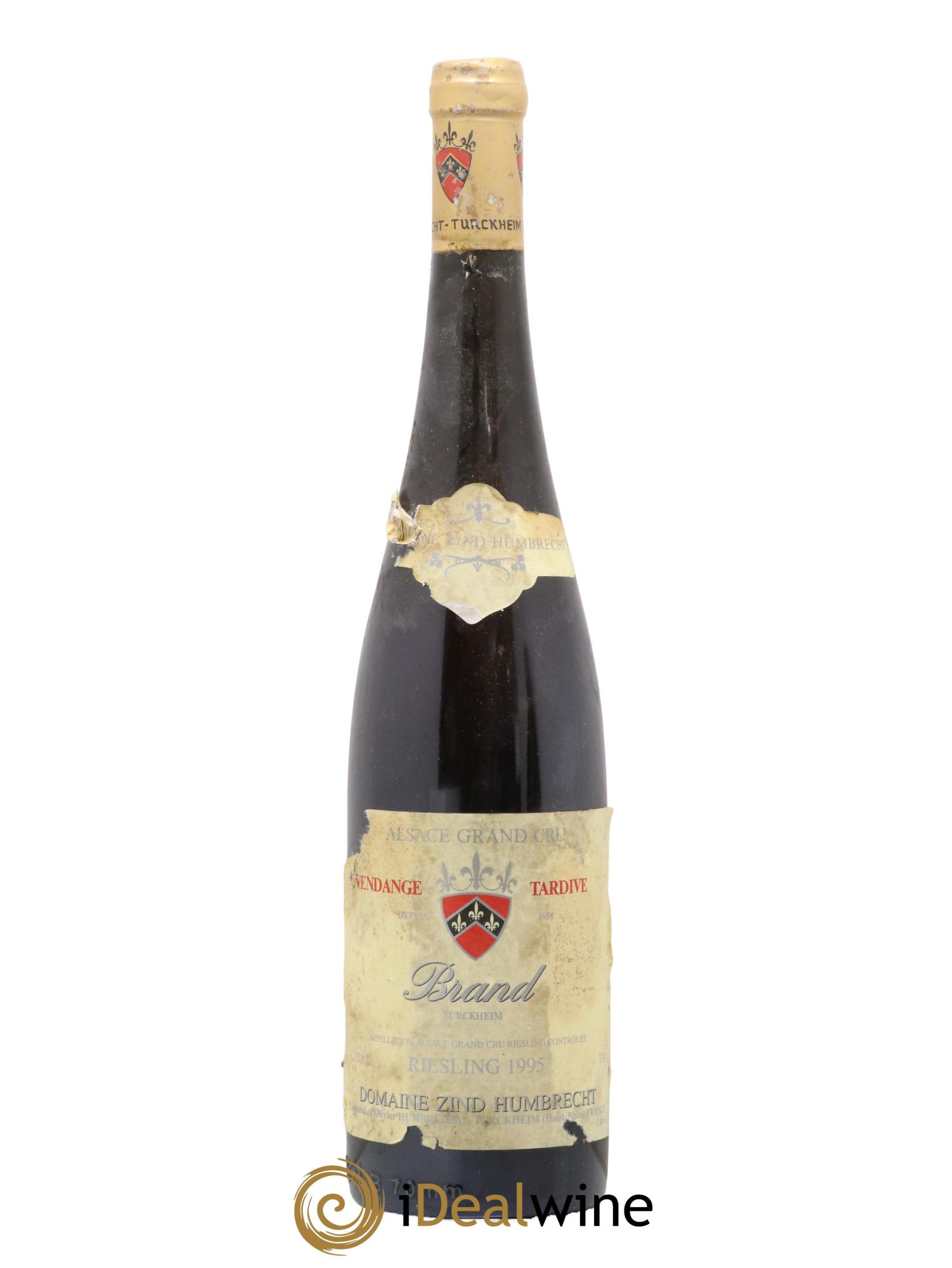 Alsace Riesling Grand Cru Brand Vendanges Tardives Zind-Humbrecht (Domaine) 1995 - Lotto di 1 bottiglia - 0