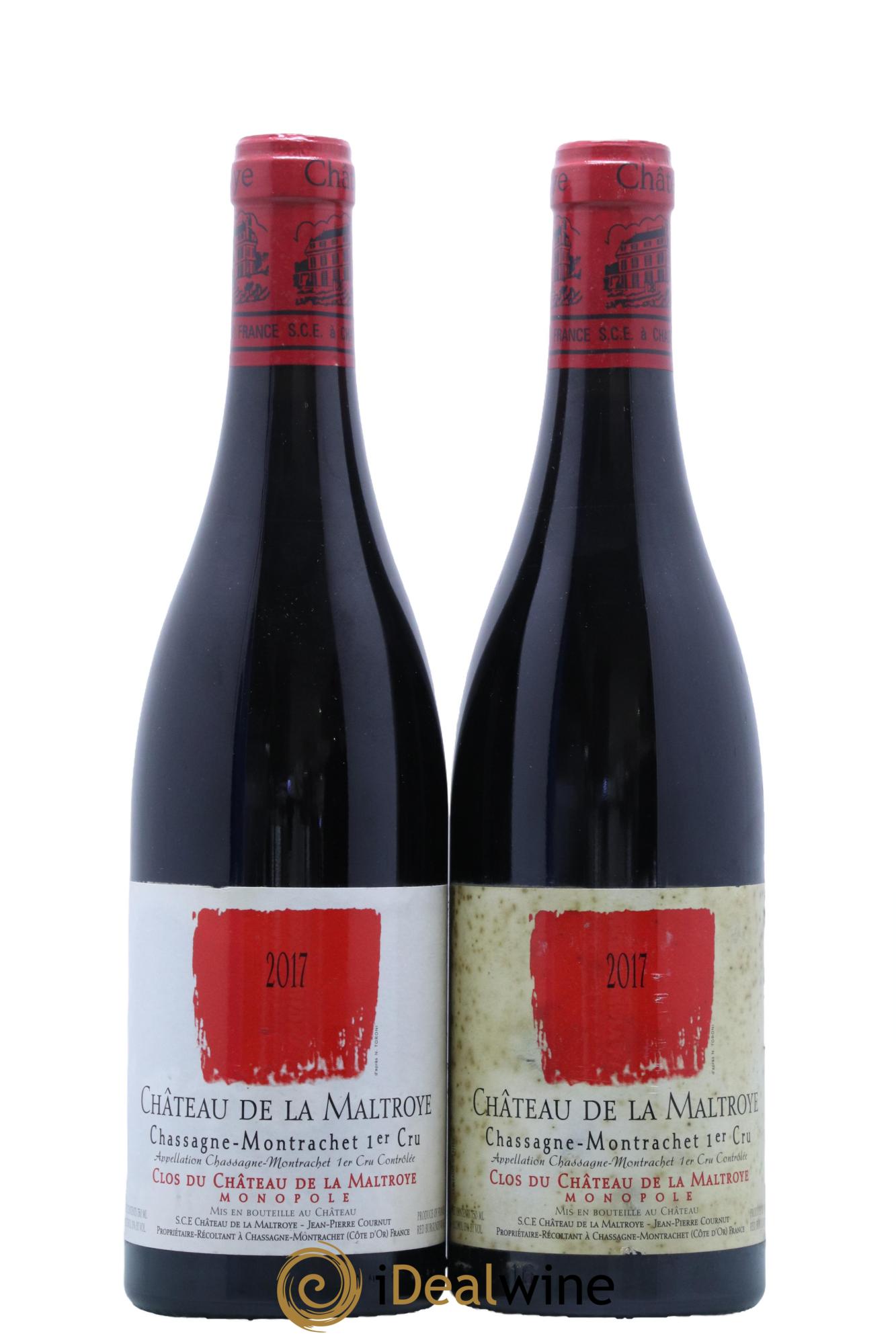 Chassagne-Montrachet 1er Cru Château de la Maltroye 2017 - Lot de 2 bouteilles - 0