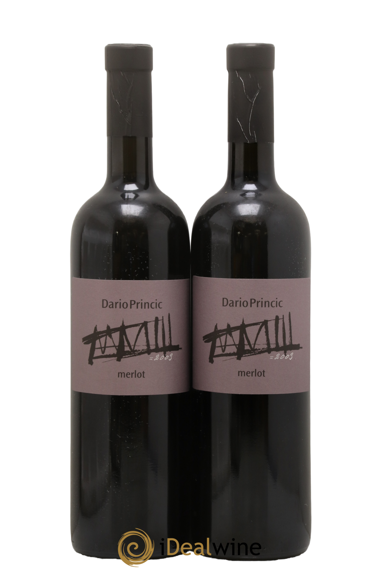 Vénétie Merlot Dario Princic 2003 - Lot of 2 bottles - 0