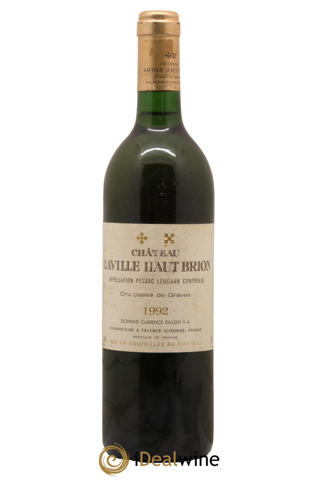 Château Laville Haut-Brion Cru Classé de Graves 1992 - Lot de 1 bouteille - 0