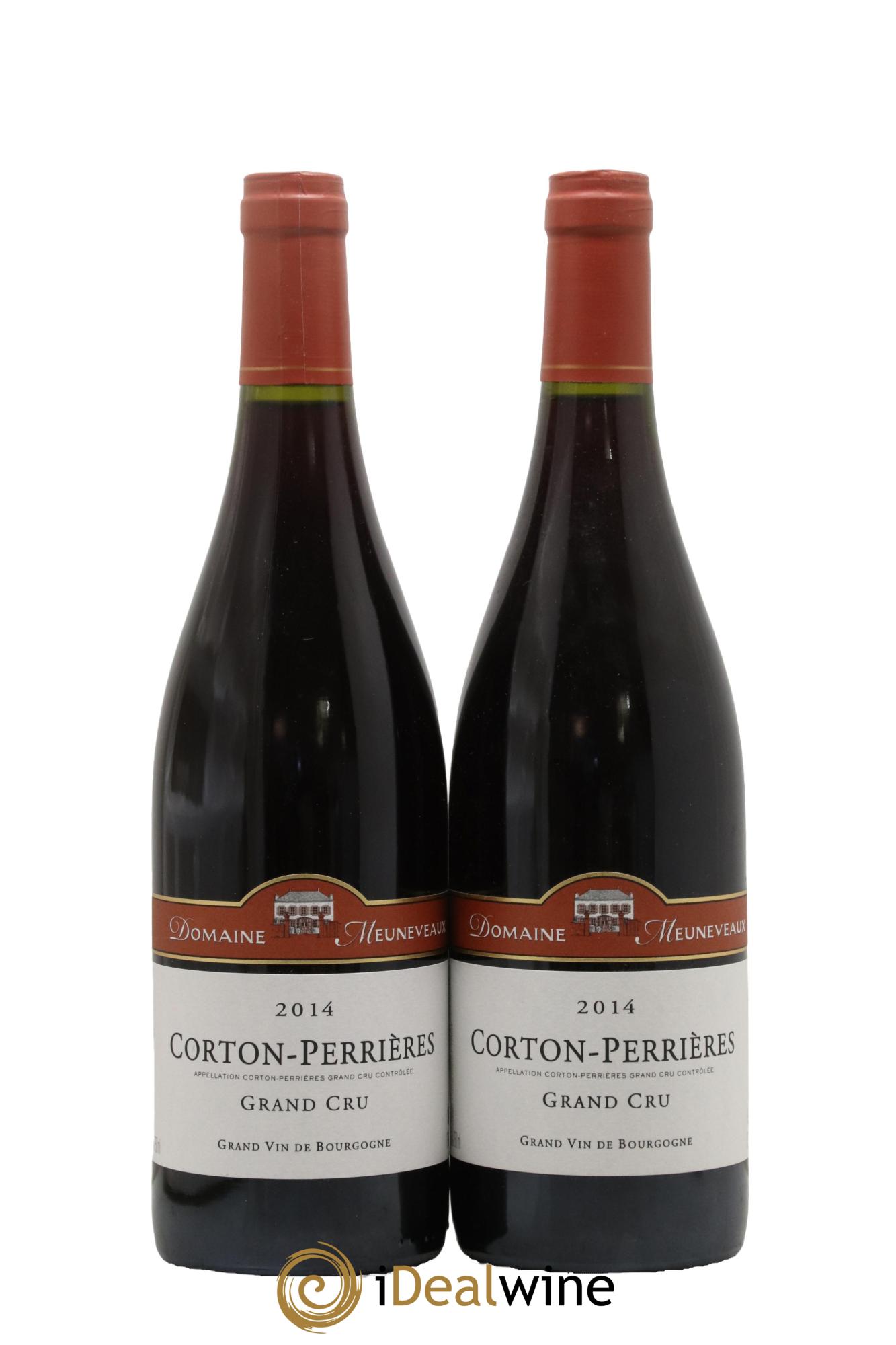 Corton Grand Cru Perrières Domaine Meuneveaux 2014 - Lot de 2 bouteilles - 0