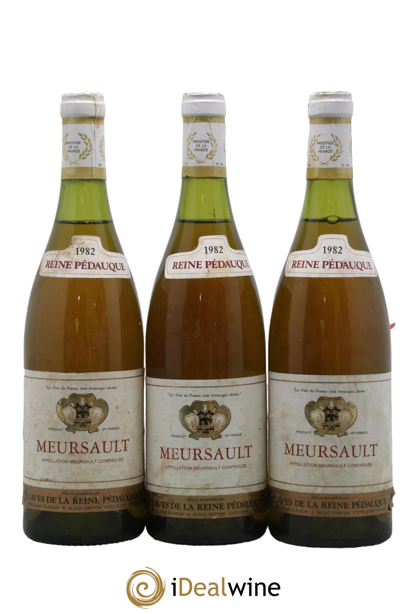 Meursault Reine Pedauque 1982 - Posten von 3 Flaschen - 0