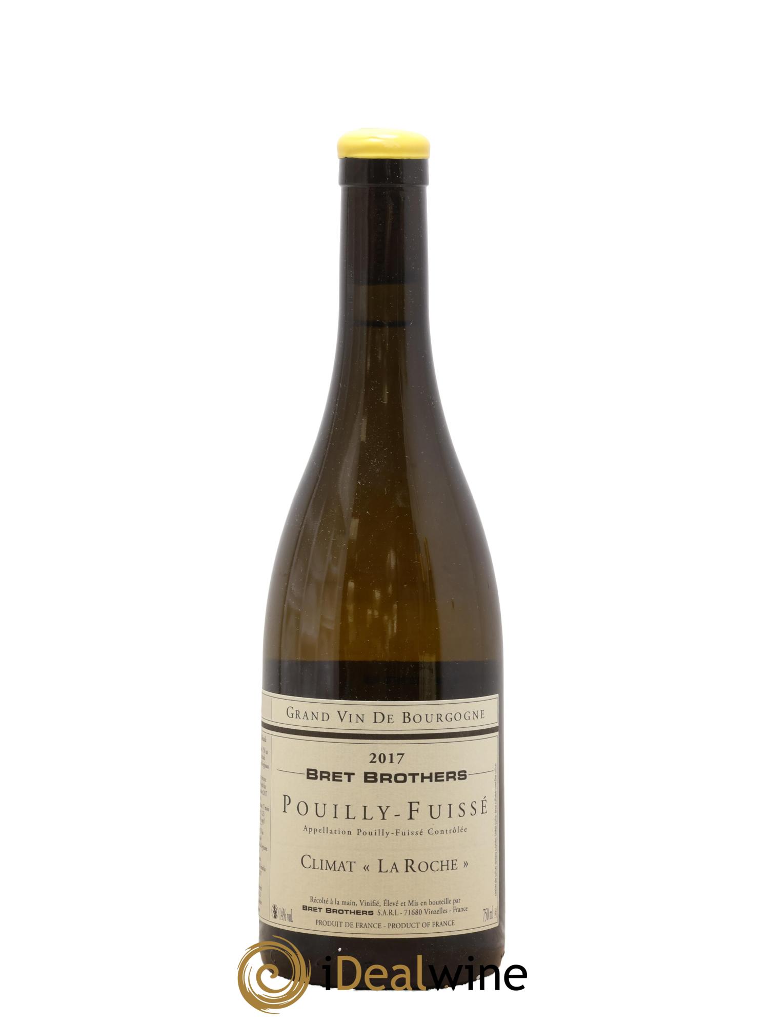 Pouilly-Fuissé La Roche Bret Brothers 2017 - Lot de 1 bouteille - 0