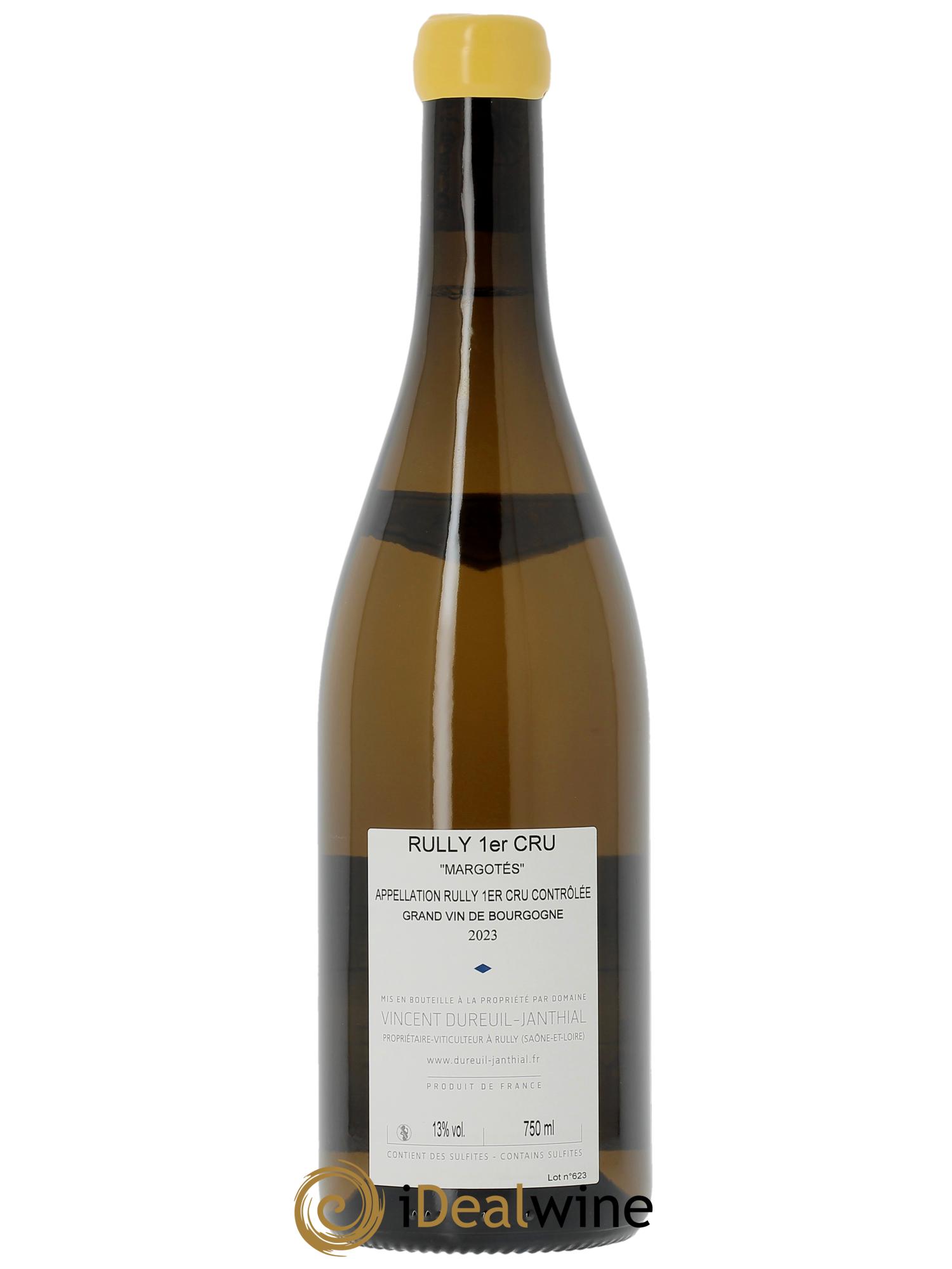 Rully 1er Cru Les Margotés Vincent Dureuil-Janthial 2023 - Lot de 1 bouteille - 1