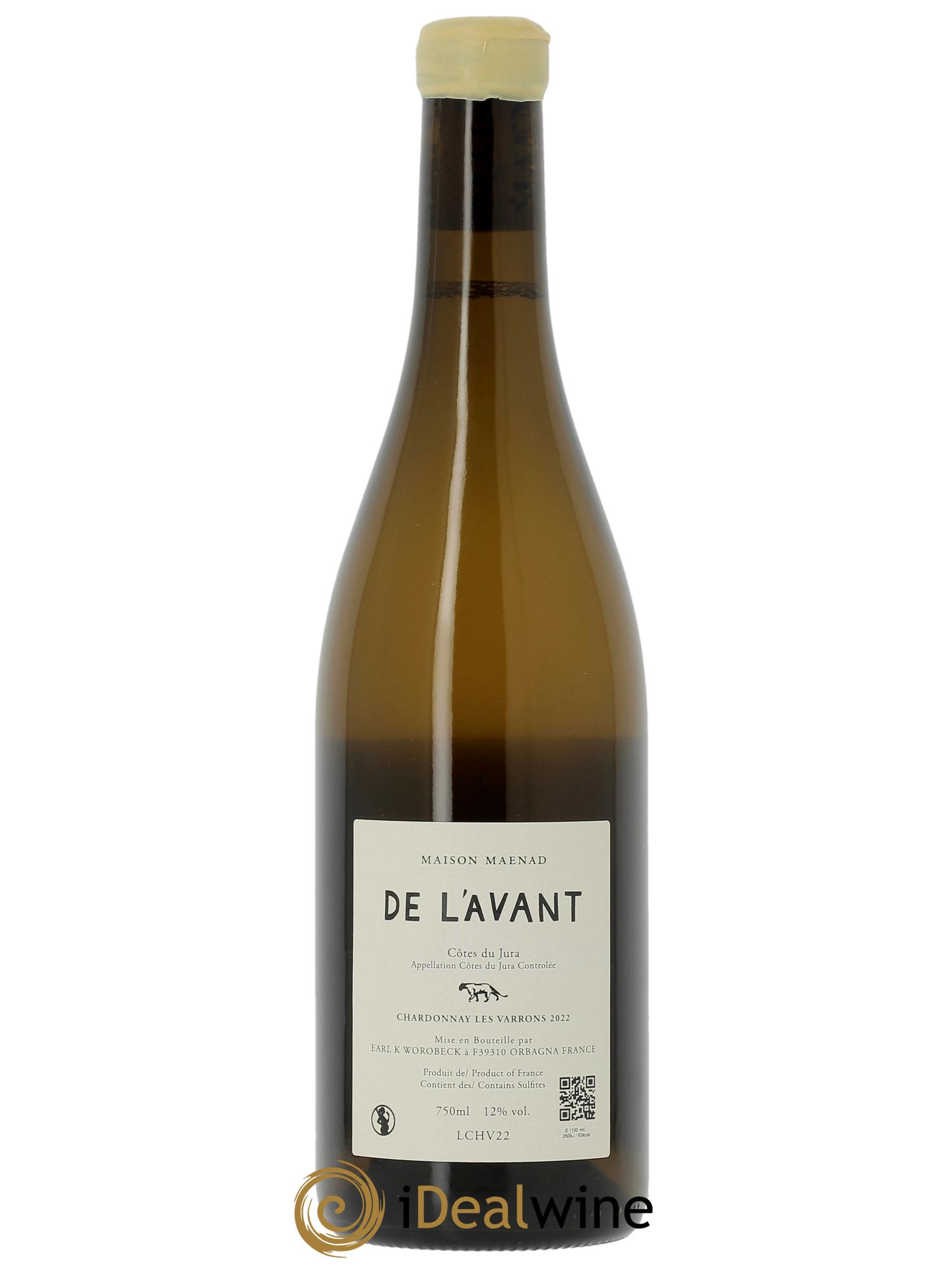 Côtes du Jura De l'Avant Les Varrons Katie Worobeck Maison Maenad  2022 - Lotto di 1 bottiglia - 1