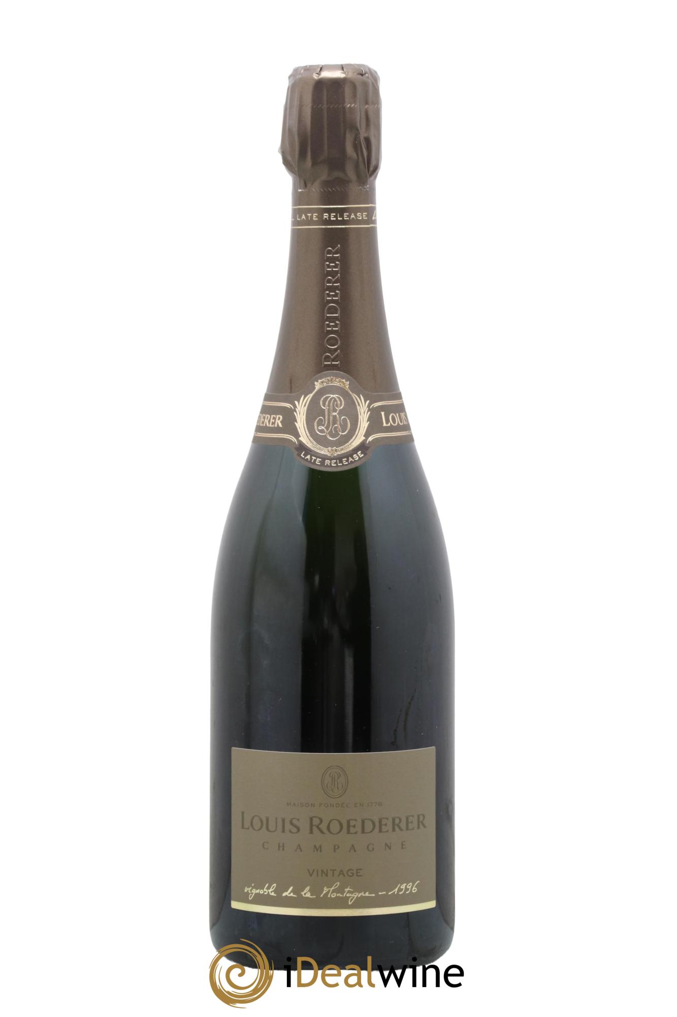 Late Release Louis Roederer  1996 - Lotto di 1 bottiglia - 1