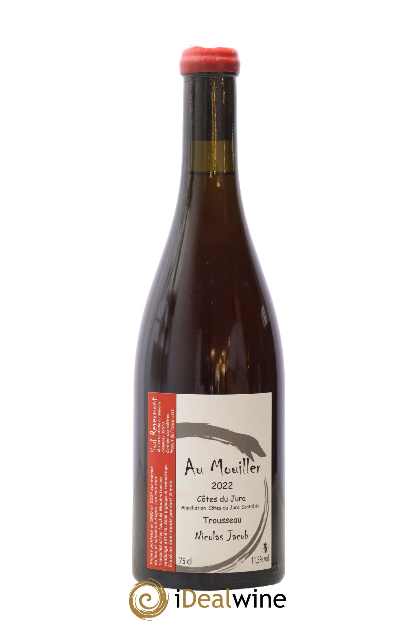 Côtes du Jura Trousseau Au Mouiller Nicolas Jacob 2022 - Posten von 1 Flasche - 0