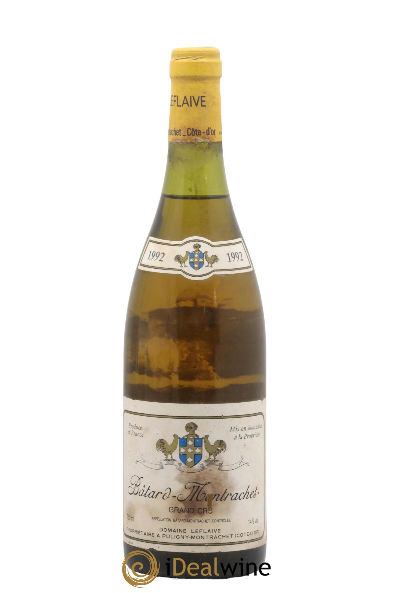 Bâtard-Montrachet Grand Cru Leflaive (Domaine) 1992 - Lot de 1 bouteille - 0