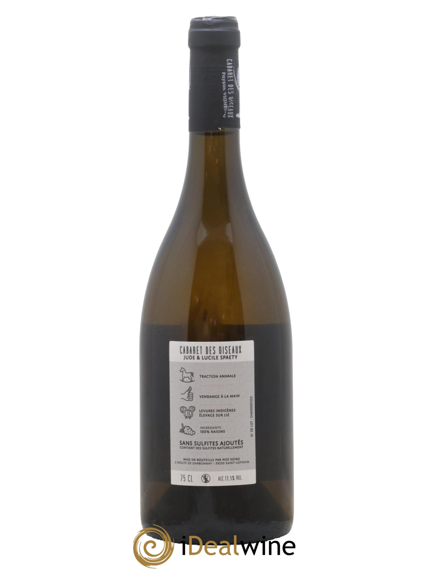 Vin de France Attraction Chardonnay Cabaret des Oiseaux Jude et Lucile Spaety 2022 - Lot de 1 bouteille - 1