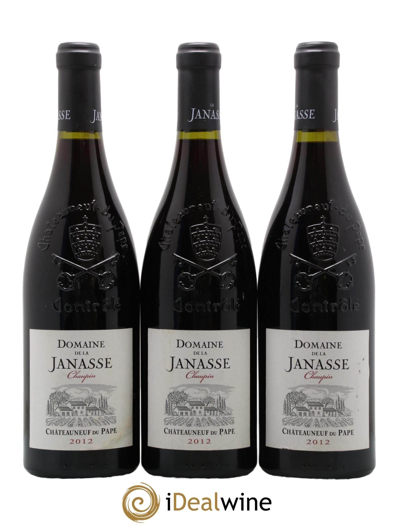 Châteauneuf-du-Pape Cuvée Chaupin La Janasse (Domaine de) 2012 - Lot de 3 bouteilles - 0