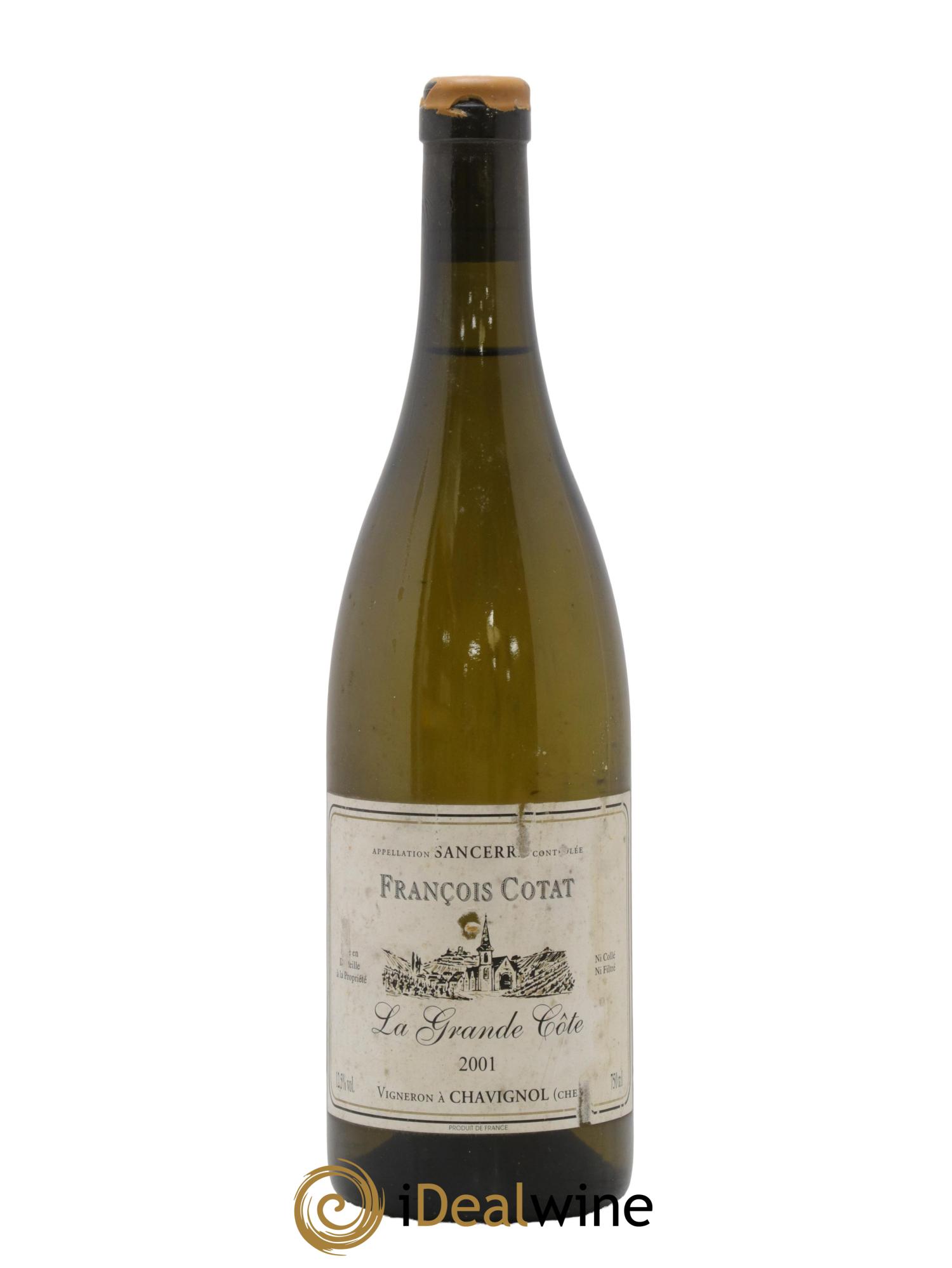 Sancerre La Grande Côte François Cotat 2001 - Lot de 1 bouteille - 0