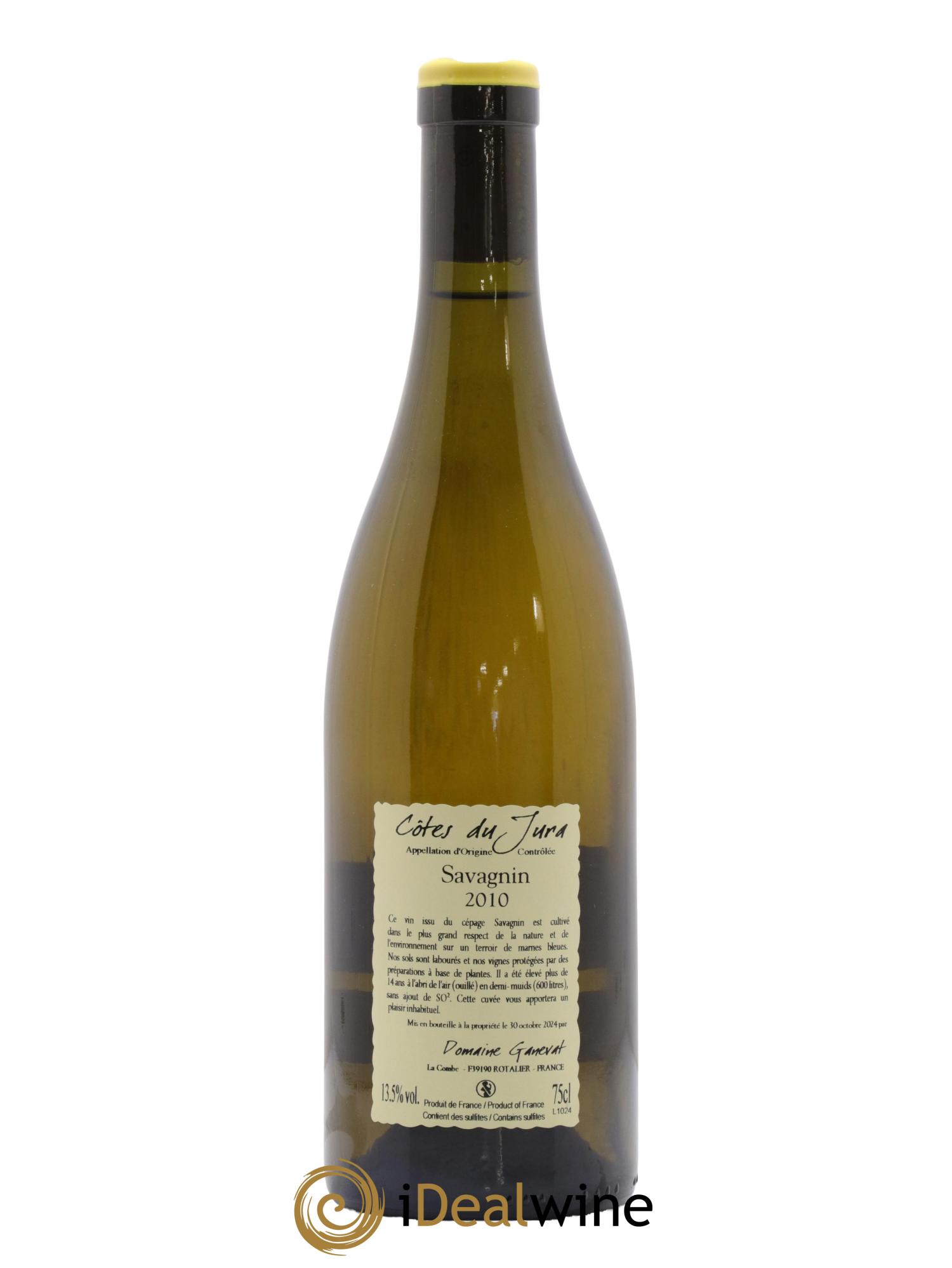 Côtes du Jura Les Vignes de mon Père Jean-François Ganevat (Domaine) 2010 - Lot of 1 bottle - 1