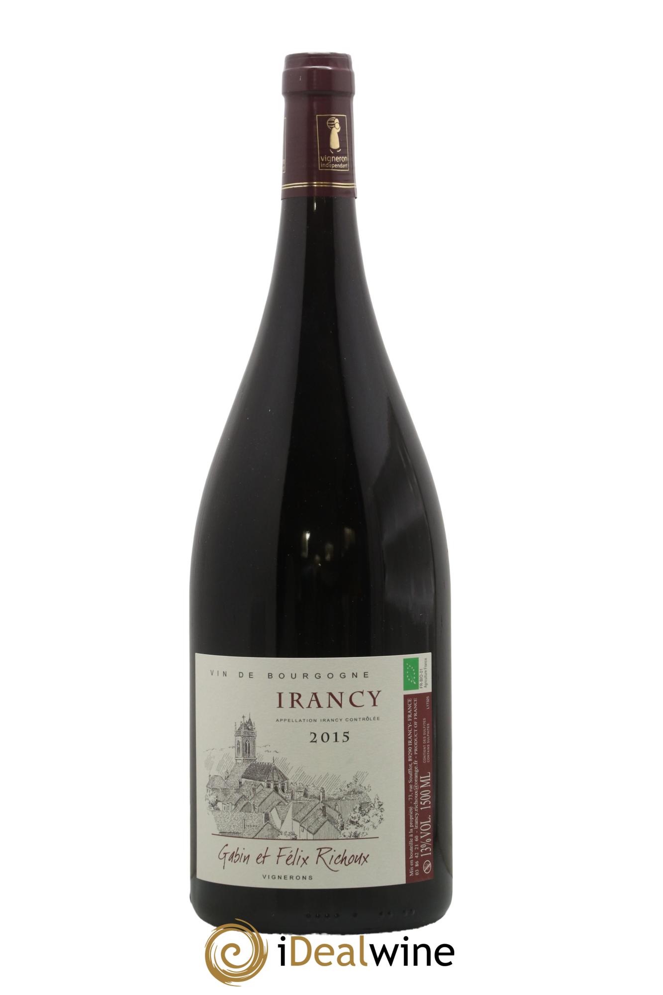 Irancy Gabin et Félix Richoux 2015 - Lot de 1 magnum - 0