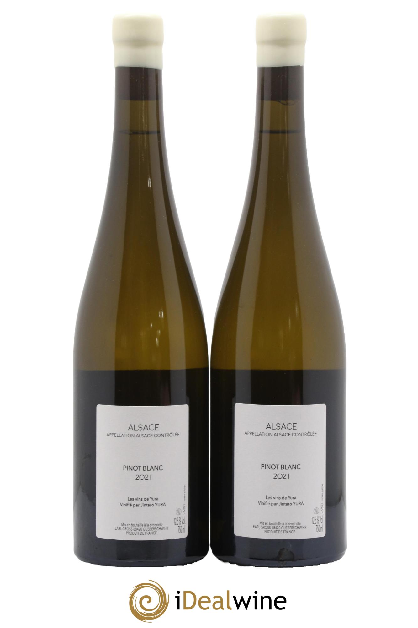 Alsace L'abeille et le papillon Jintaro Yura 2021 - Lot of 2 bottles - 1