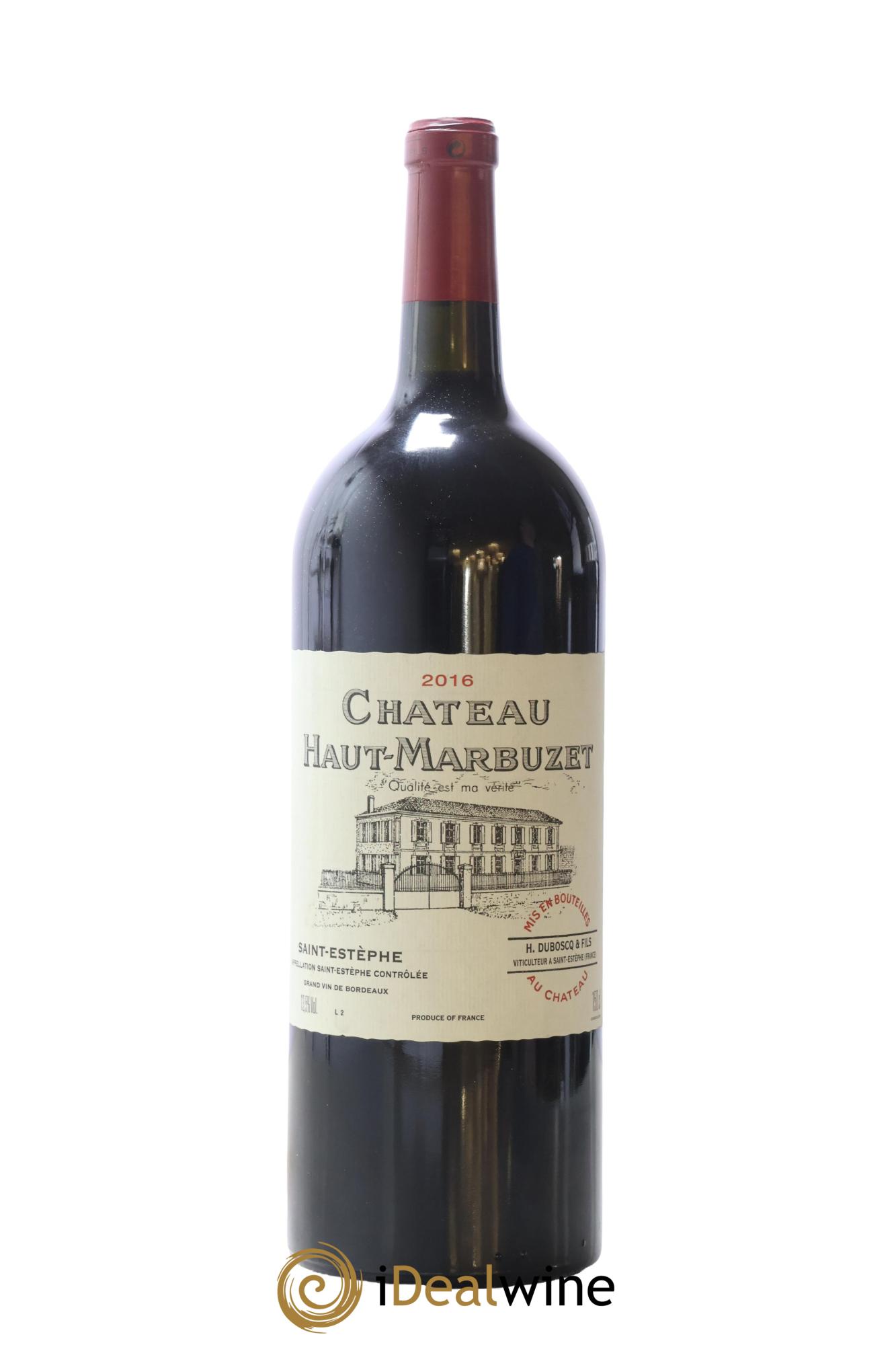Château Haut Marbuzet 2016 - Lot de 1 magnum - 0