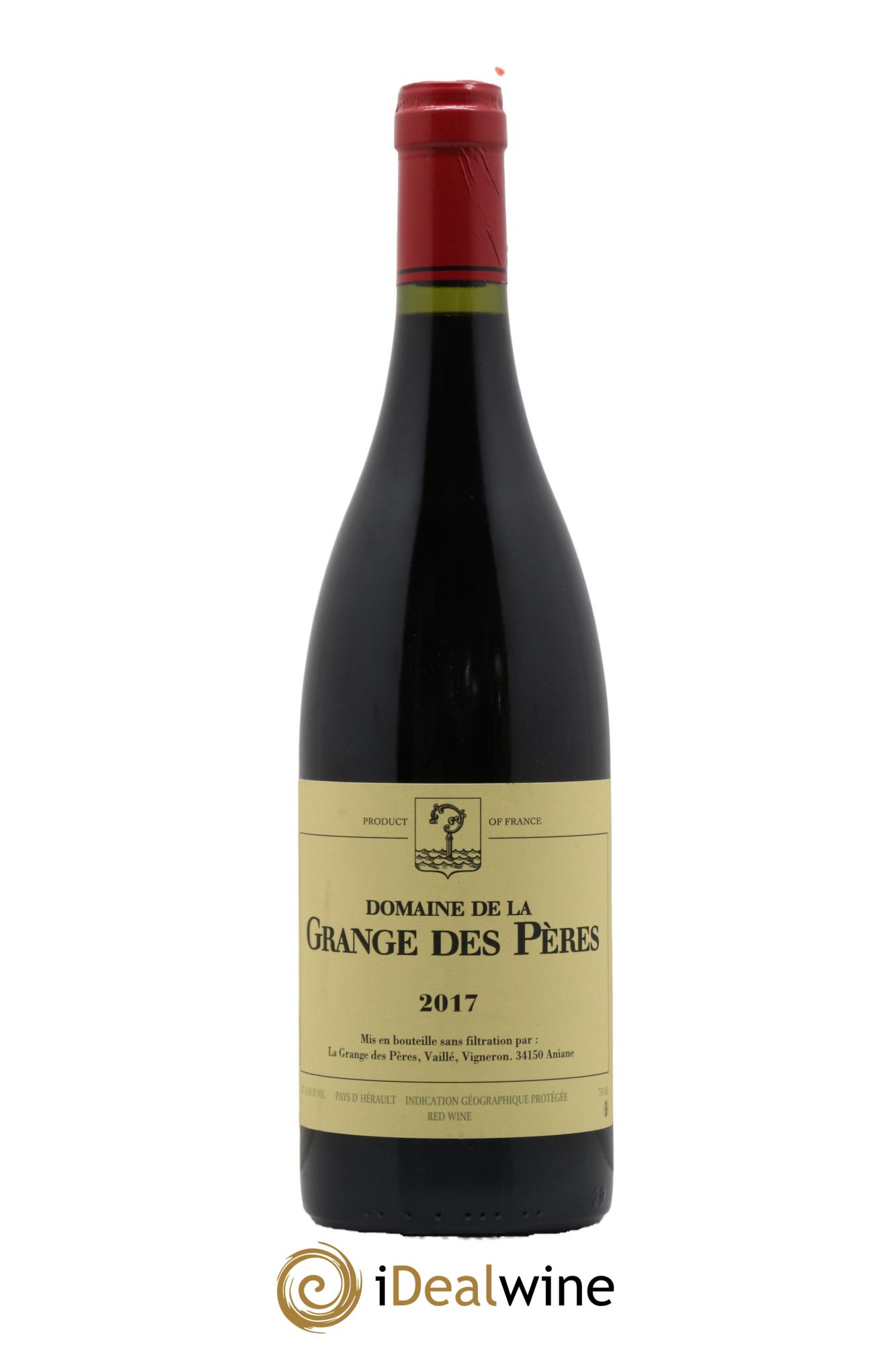 Pays d'Hérault Grange des Pères Laurent Vaillé 2017 - Lot de 1 bouteille - 0