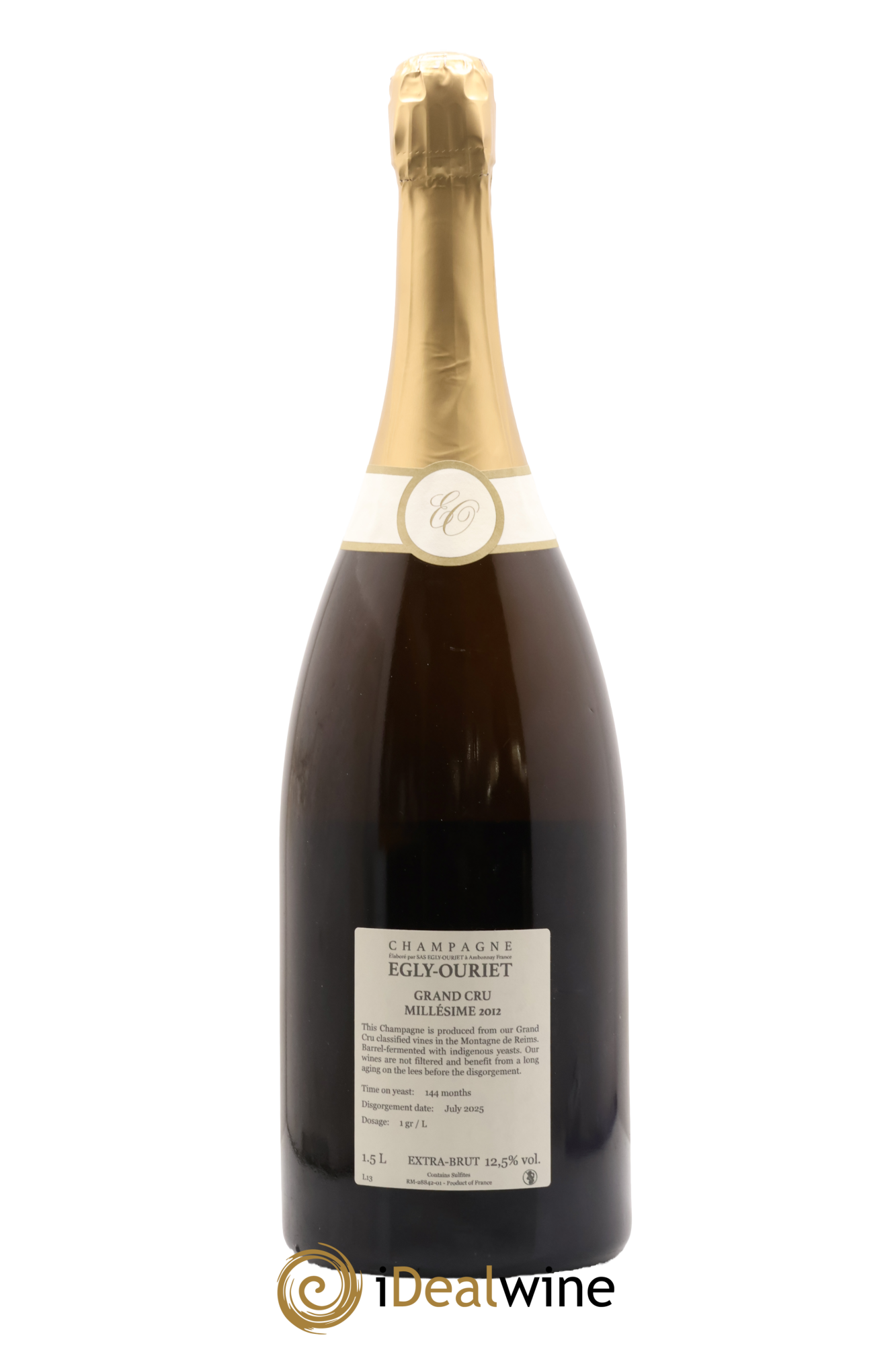 Grand Cru Brut Millésimé Egly-Ouriet 2012 - Posten von 1 Magnum - 1