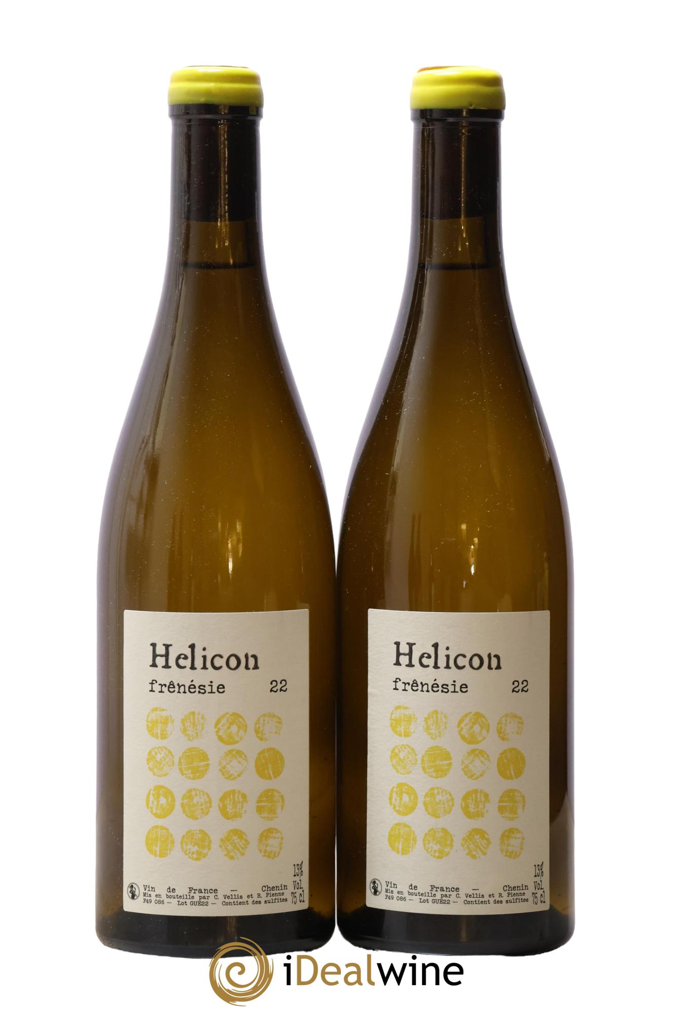 Vin de France Frênésie Helicon 2022 - Lot de 2 bouteilles - 0
