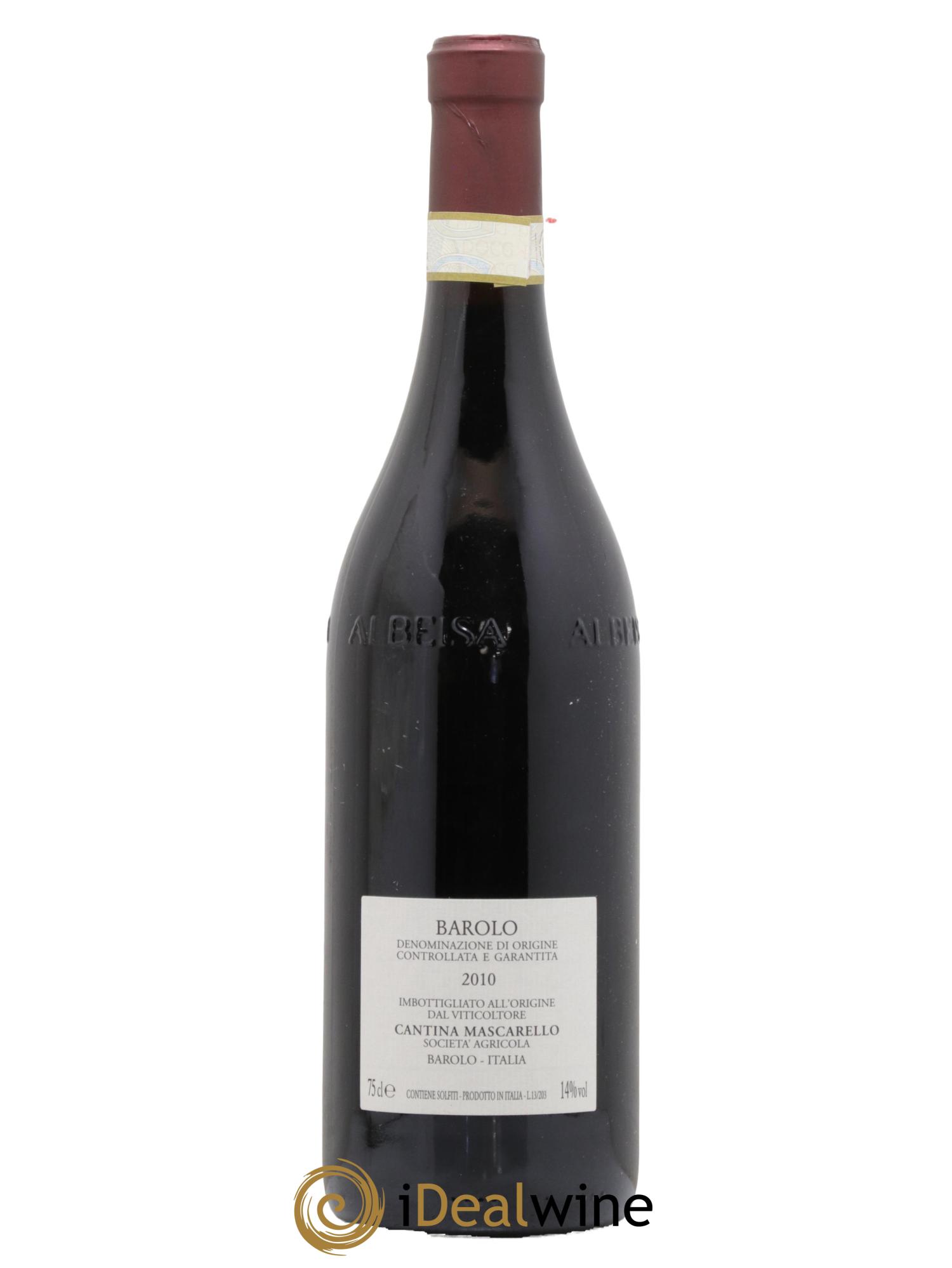 Barolo DOCG Bartolo Mascarello 2010 - Lot of 1 bottle - 1