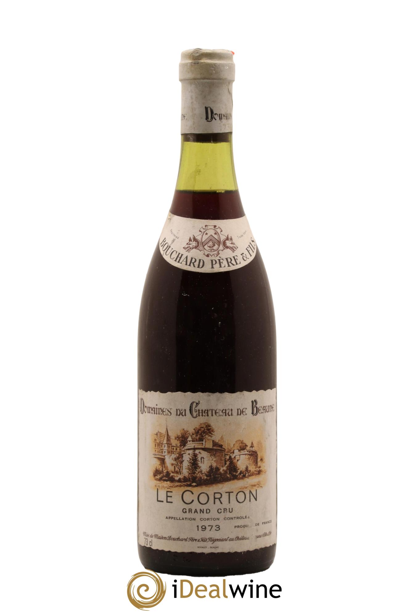 Corton Grand Cru Le Corton Bouchard Père & Fils Domaines du Château de Beaune 1973 - Lot de 1 bouteille - 0