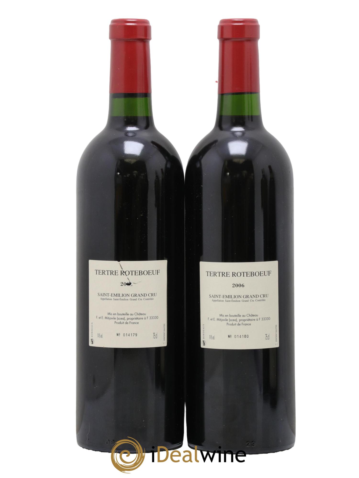 Château Tertre Roteboeuf 2006 - Lot de 2 bouteilles - 1