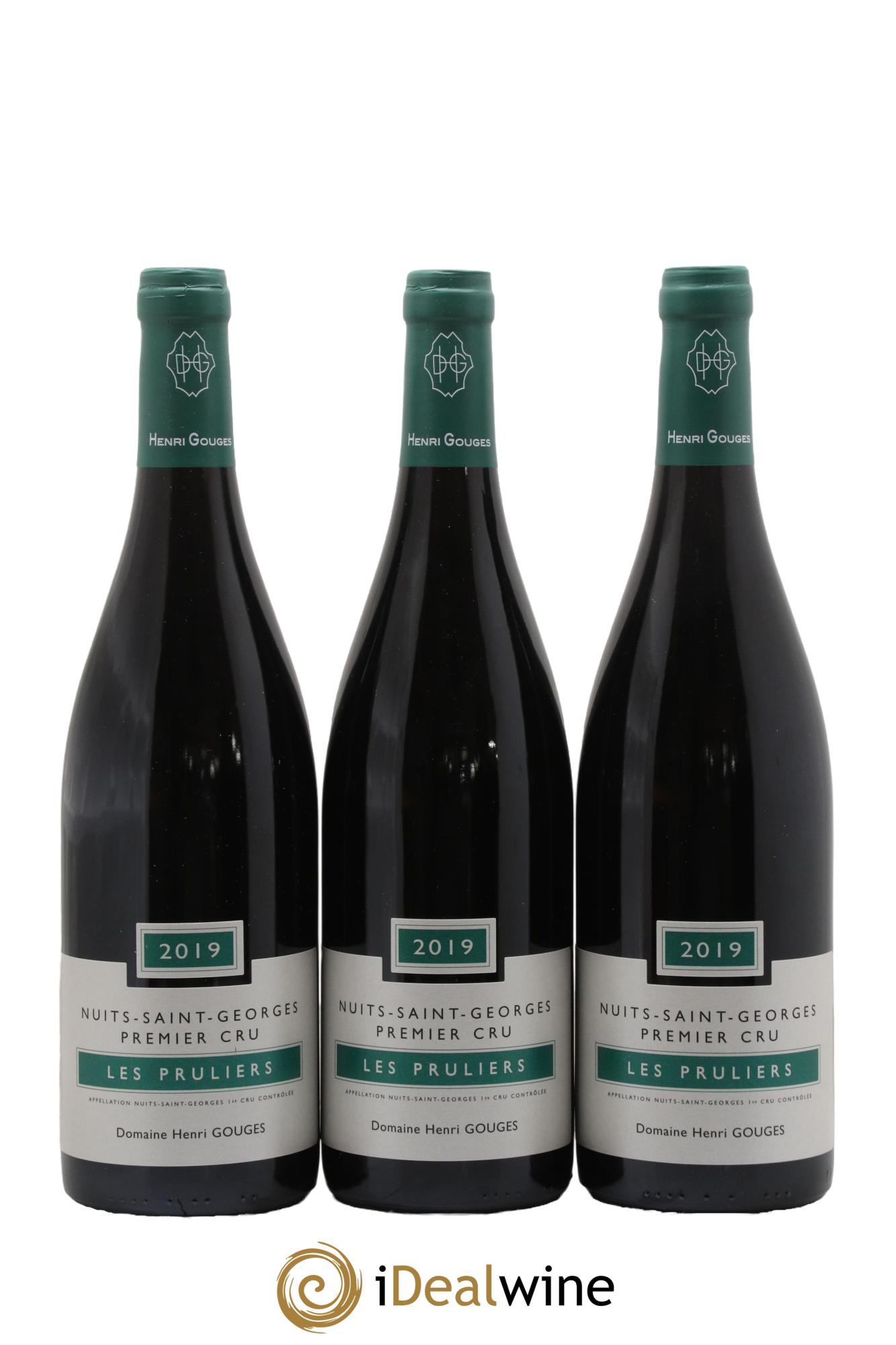 Nuits-Saint-Georges 1er Cru Les Pruliers Henri Gouges 2019 - Lot de 3 bouteilles - 0