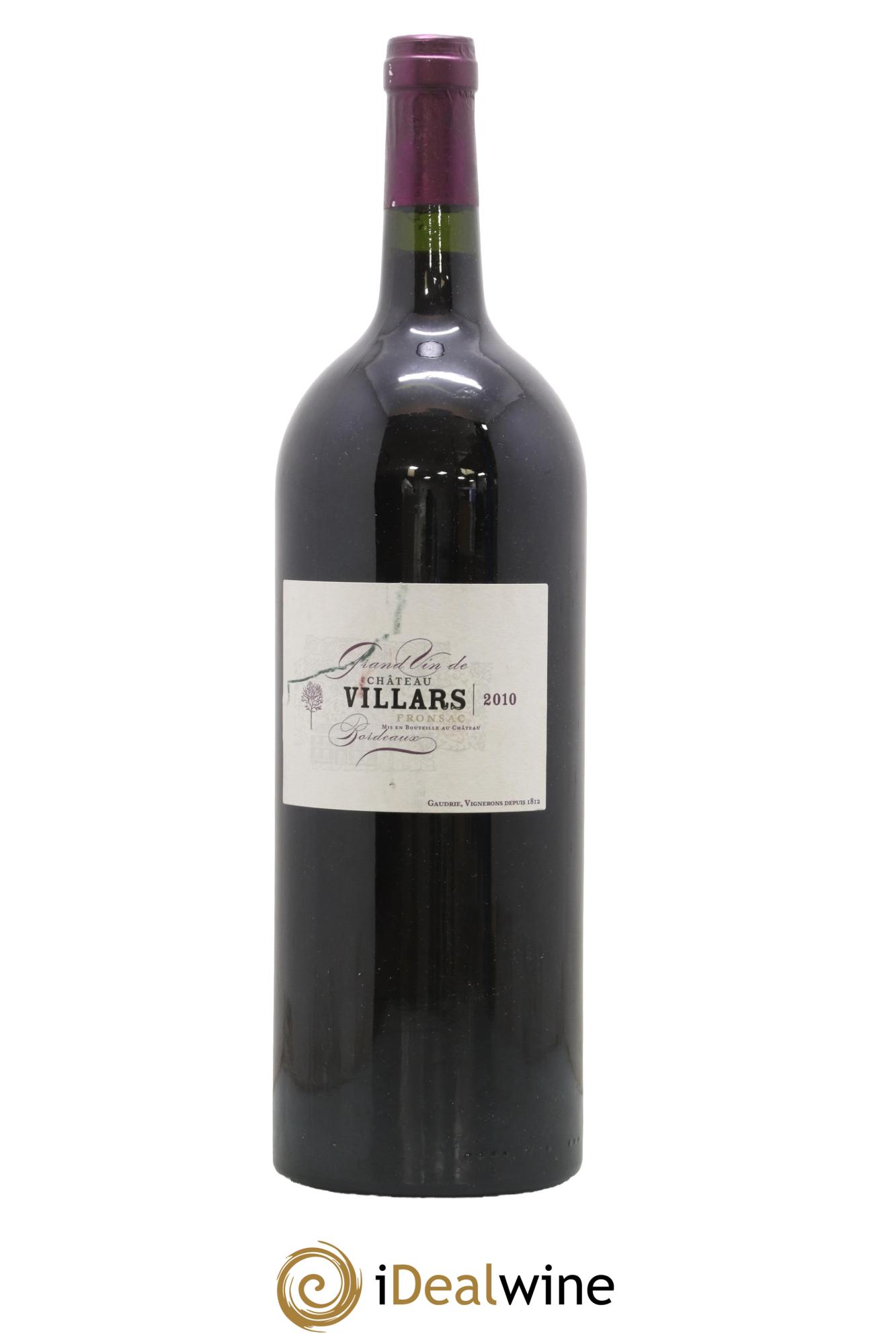 Fronsac Château Villars 2010 - Lotto di 1 magnum - 0