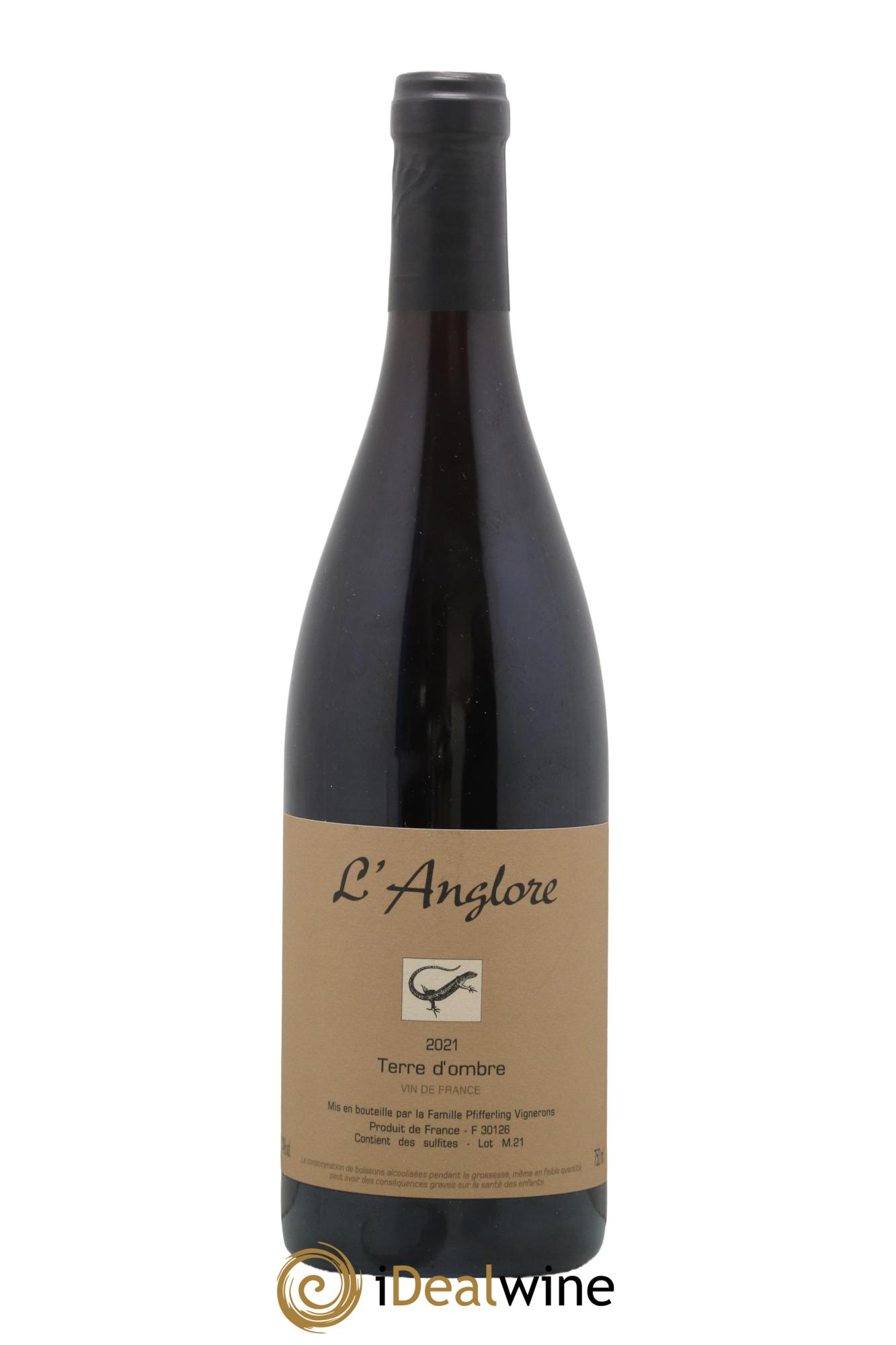 Vin de France Terre d'Ombre L'Anglore 2021 - Lotto di 1 bottiglia - 0