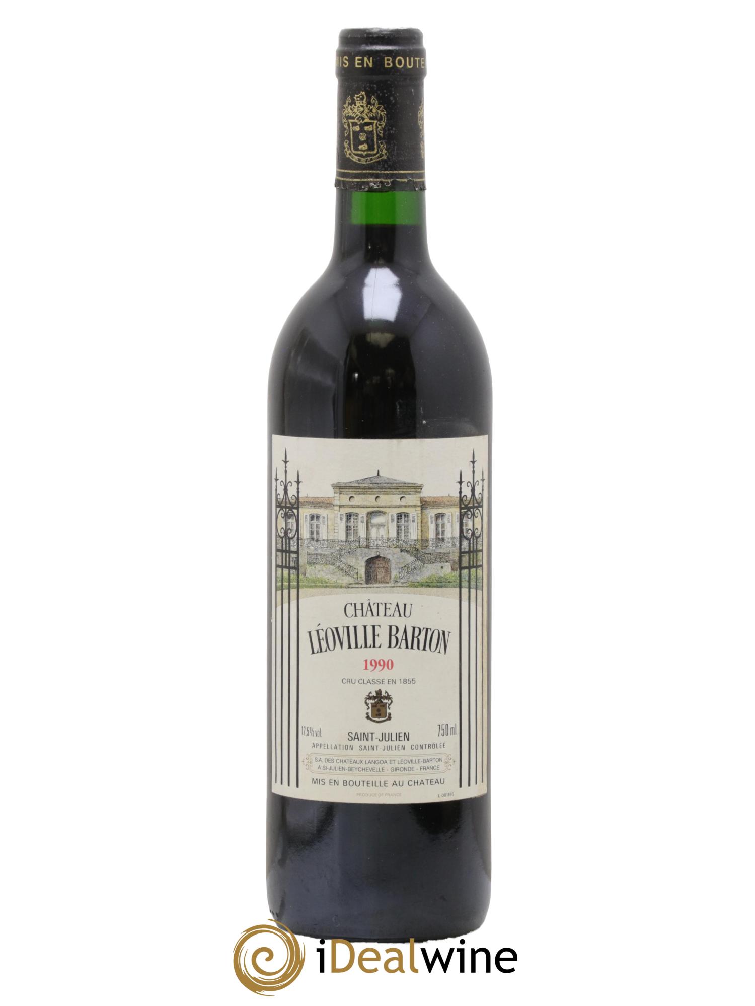 Château Léoville Barton 2ème Grand Cru Classé 1990 - Lot of 1 bottle - 0