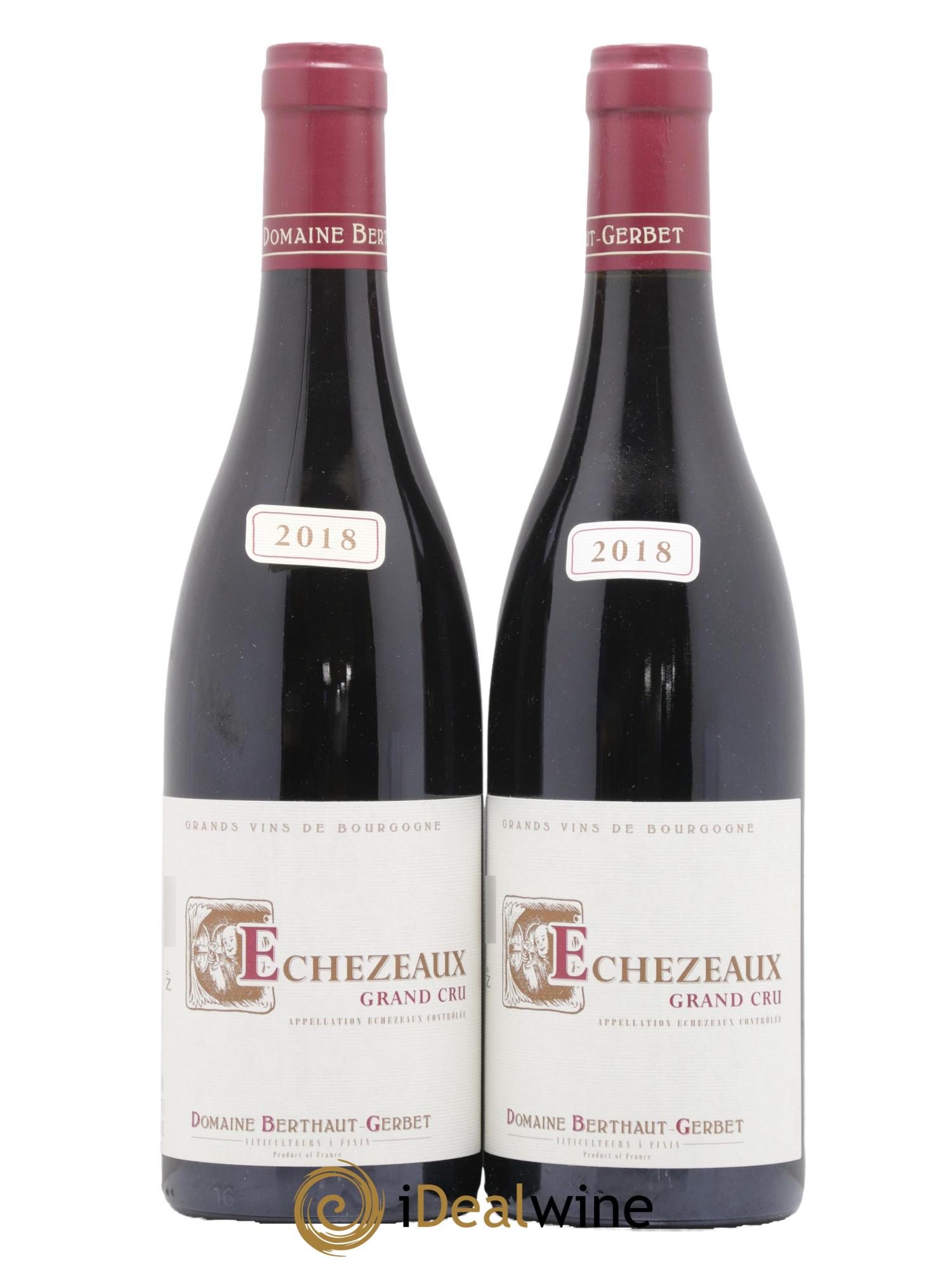 Echezeaux Grand Cru Berthaut Gerbet (Domaine) 2018 - Lot de 2 bouteilles - 0