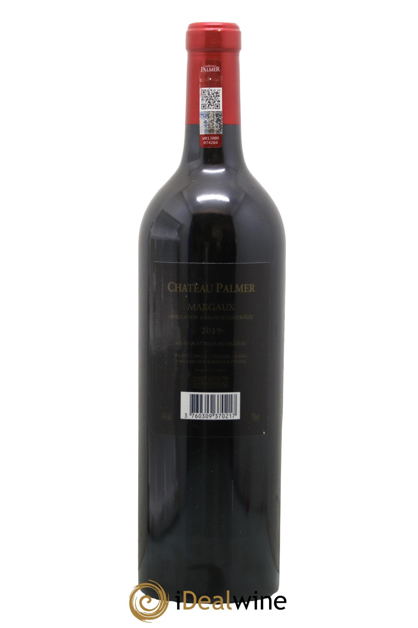Château Palmer 3ème Grand Cru Classé 2019 - Lot de 1 bouteille - 1