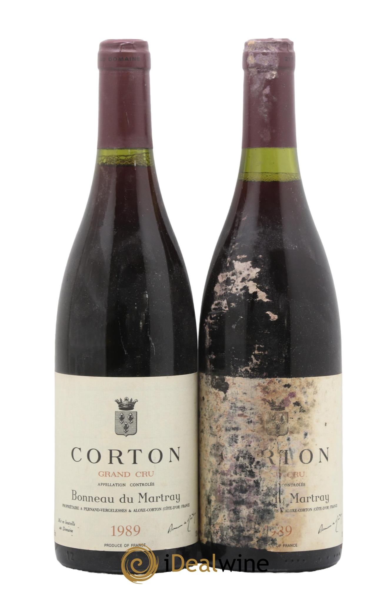 Corton Grand Cru Bonneau du Martray (Domaine) 1989 - Posten von 2 Flaschen - 0