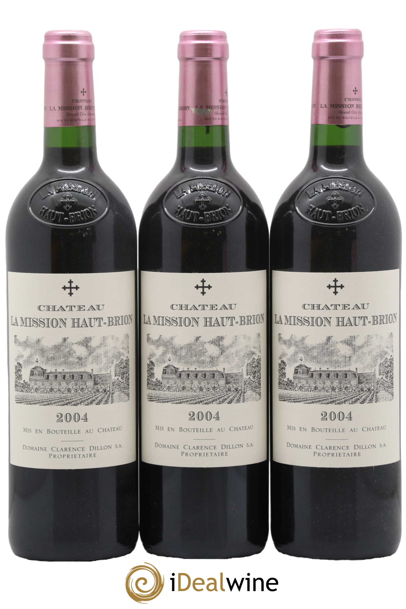 Château la Mission Haut-Brion Cru Classé de Graves 2004 - Lot de 12 bouteilles - 1