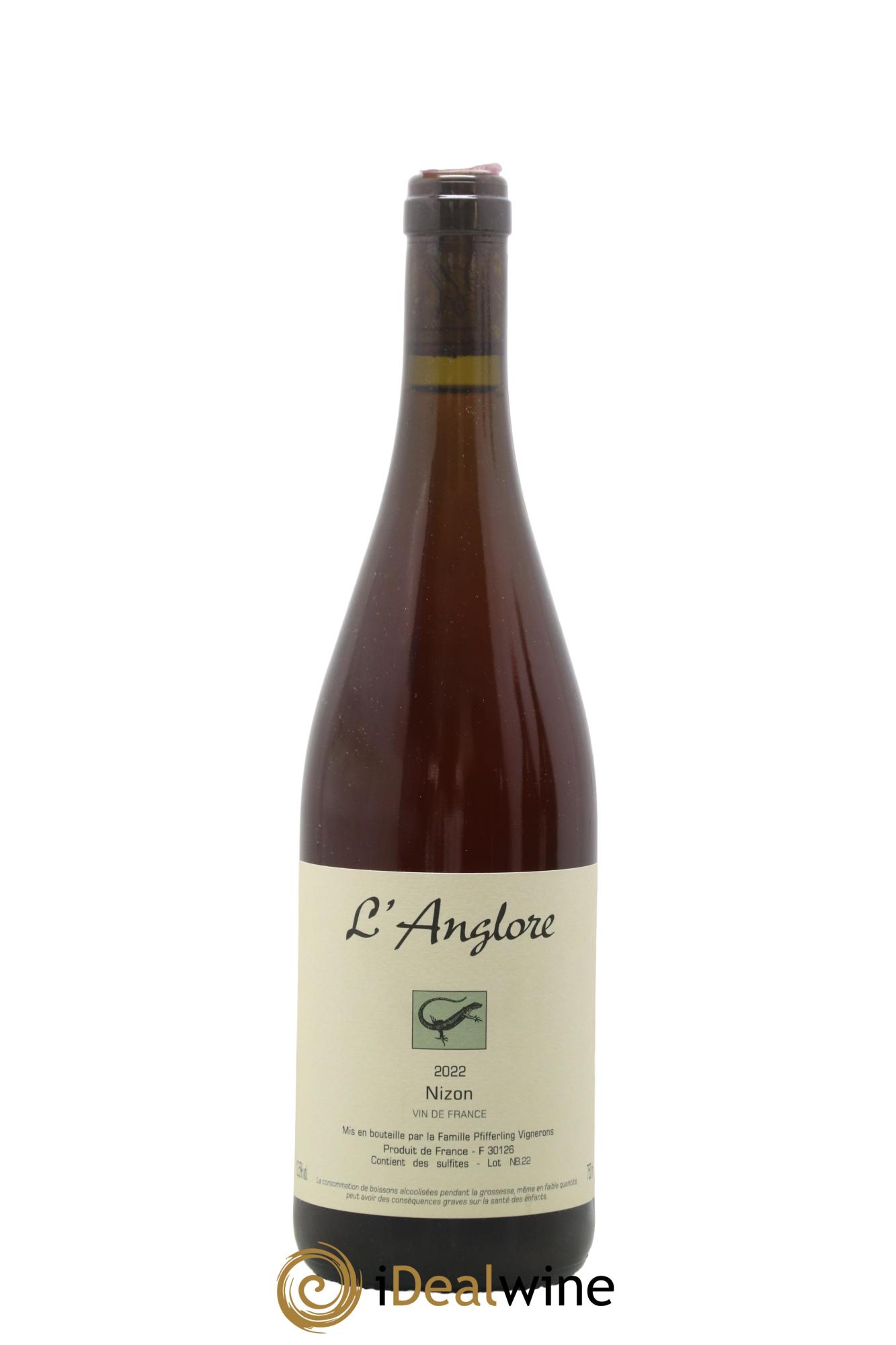 Vin de France Nizon L'Anglore 2022 - Lot de 1 bouteille - 0