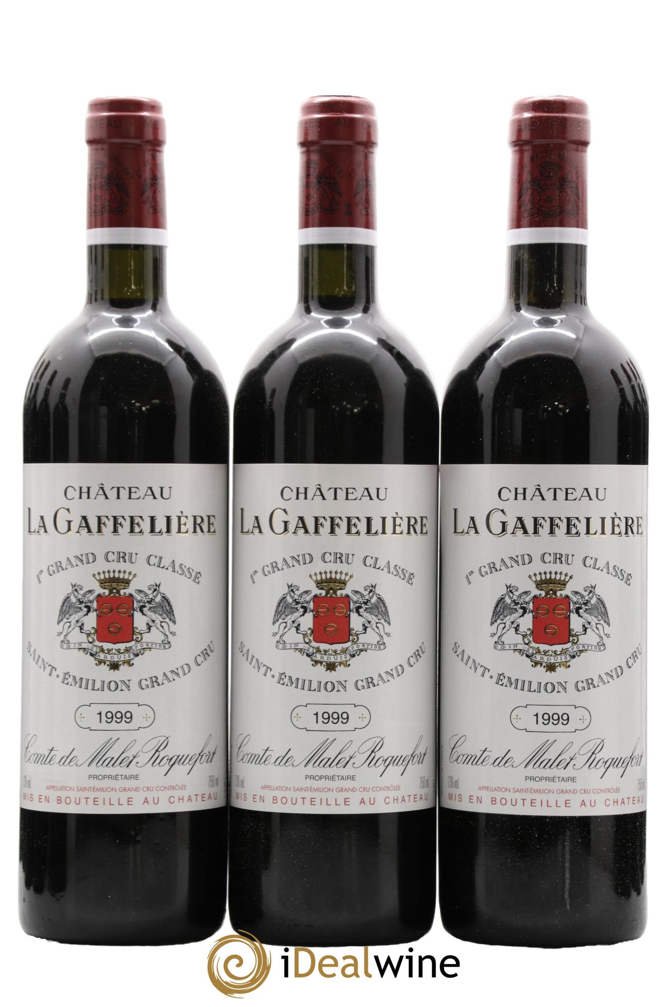 Château la Gaffelière 1er Grand Cru Classé B 1999 - Lot de 12 bouteilles - 1