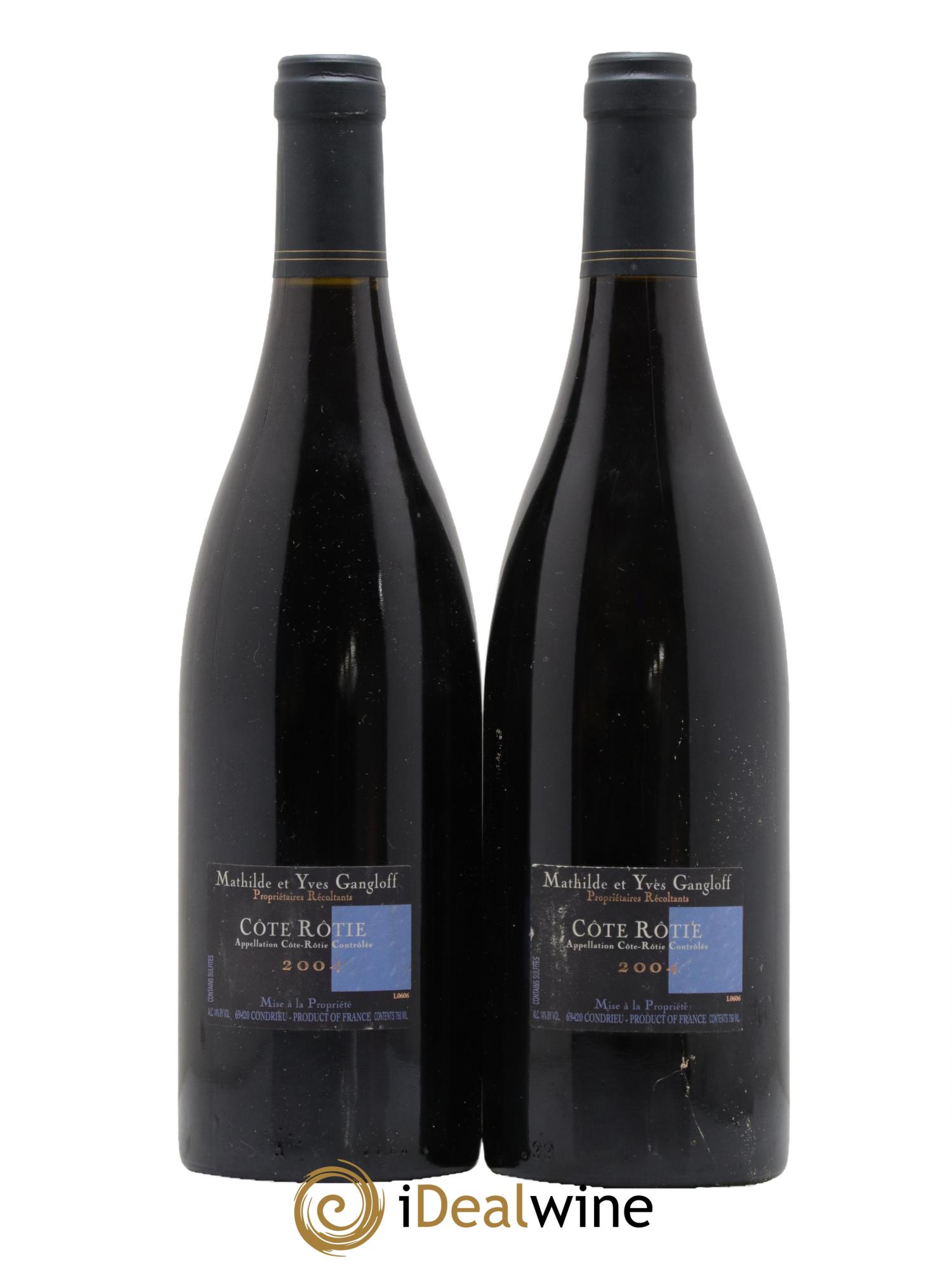 Côte-Rôtie La Barbarine Gangloff (Domaine) 2004 - Lot de 2 bouteilles - 1