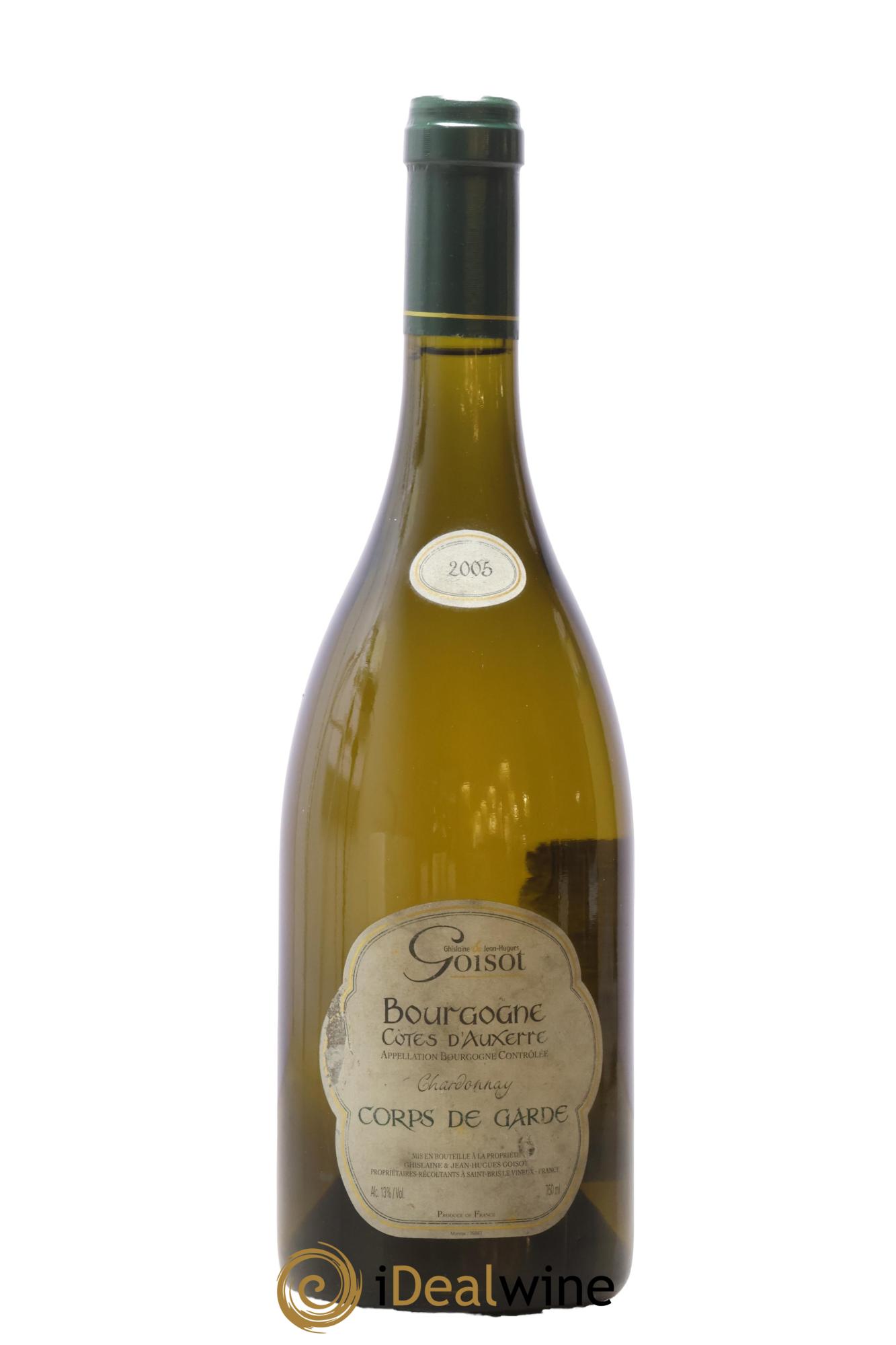 Bourgogne Côtes d'Auxerre Corps de Garde Goisot 2005 - Posten von 1 Flasche - 0