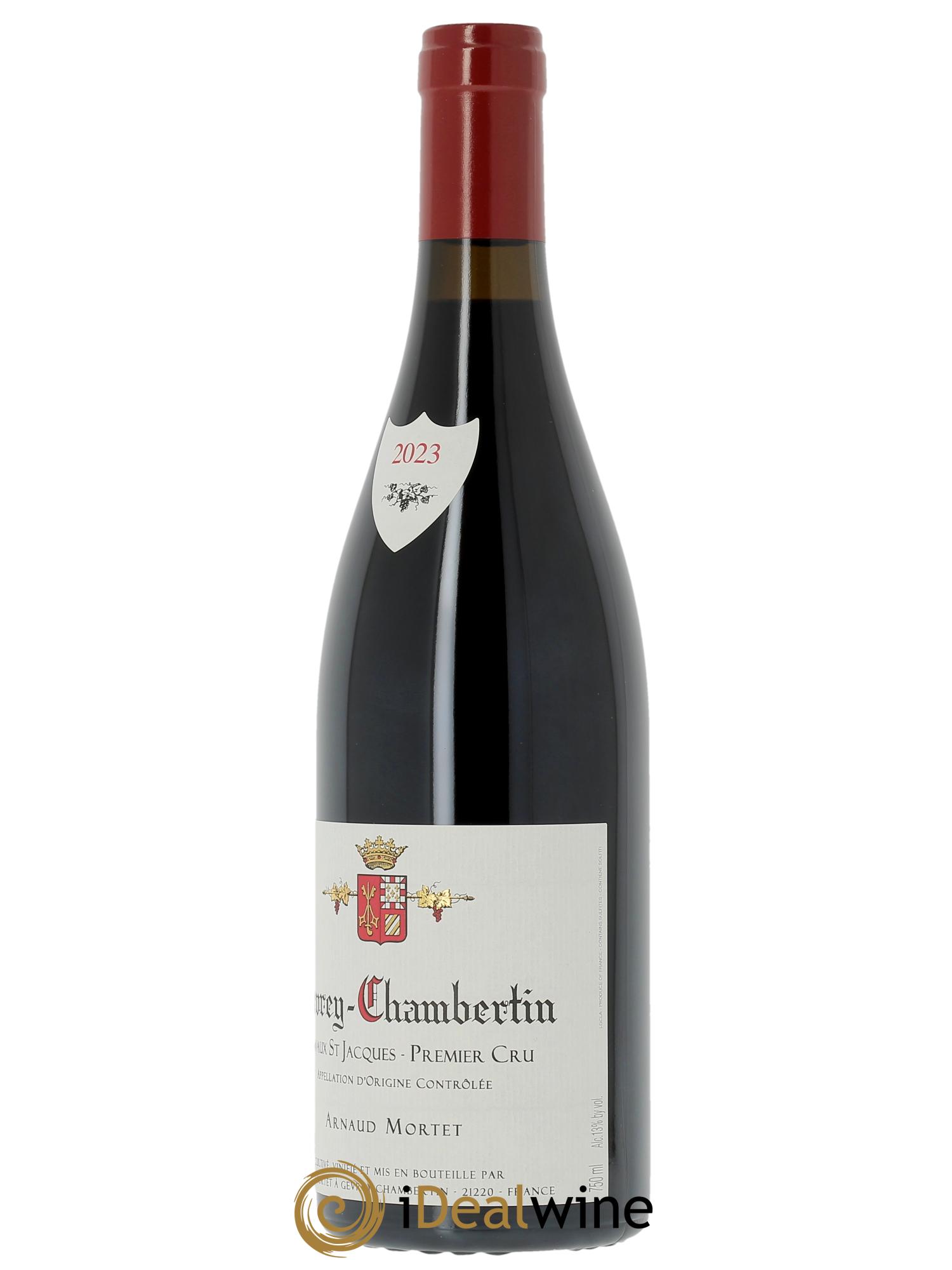 Gevrey-Chambertin 1er Cru Lavaux Saint Jacques Arnaud Mortet 2023 - Lot de 1 bouteille - 1