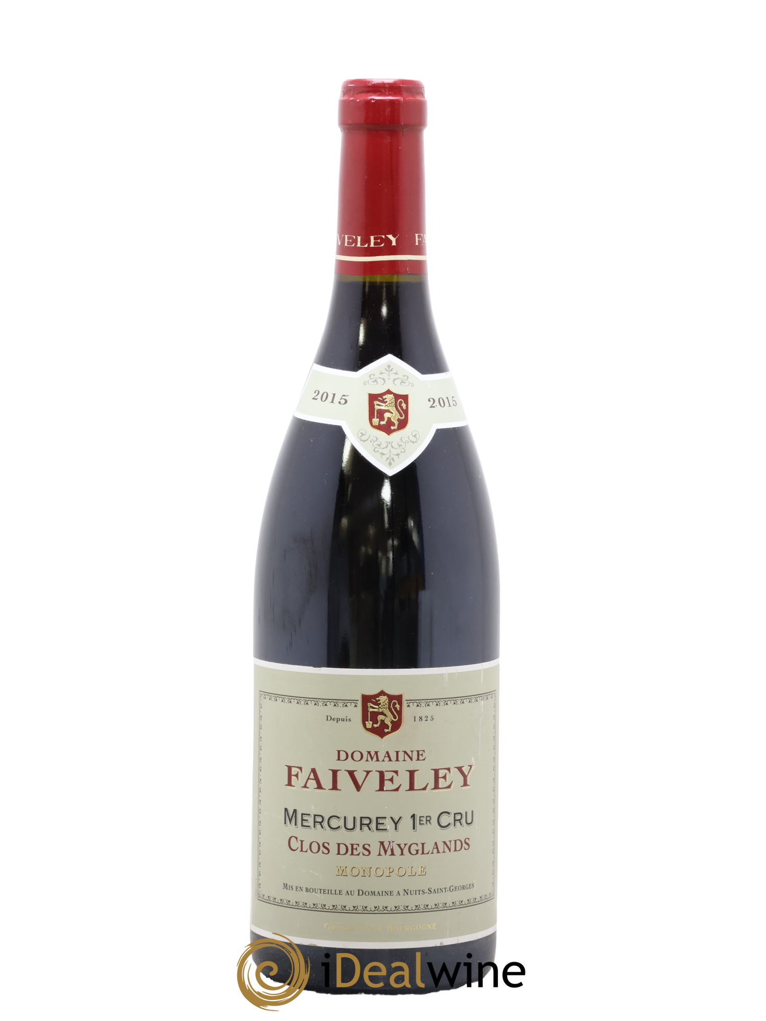 Mercurey 1er Cru Clos des Myglands Domaine de la Framboisière Faiveley 2015 - Lot de 1 bouteille - 0