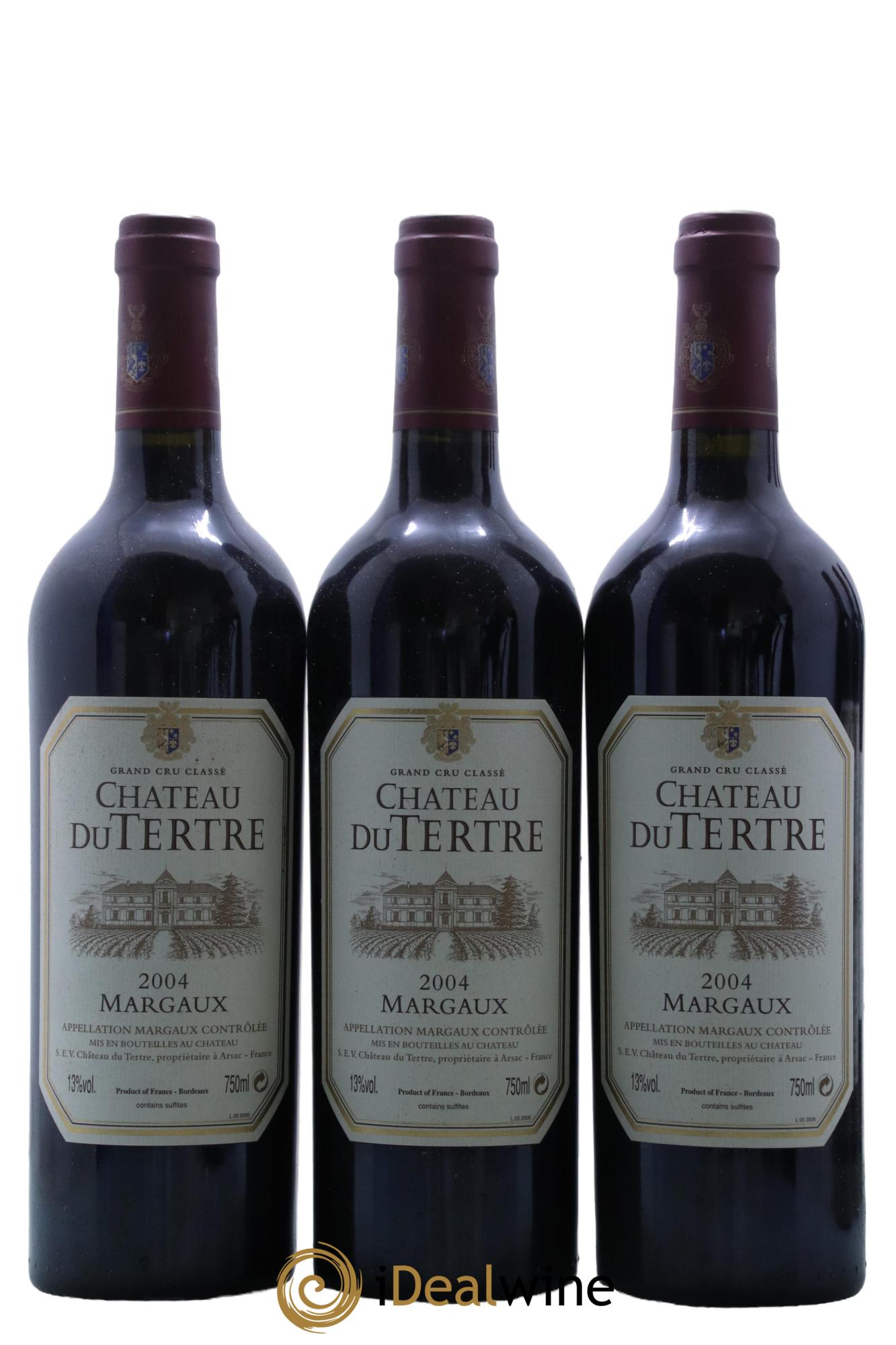 Château du Tertre 5ème Grand Cru Classé 2004 - Lot de 12 bouteilles - 3