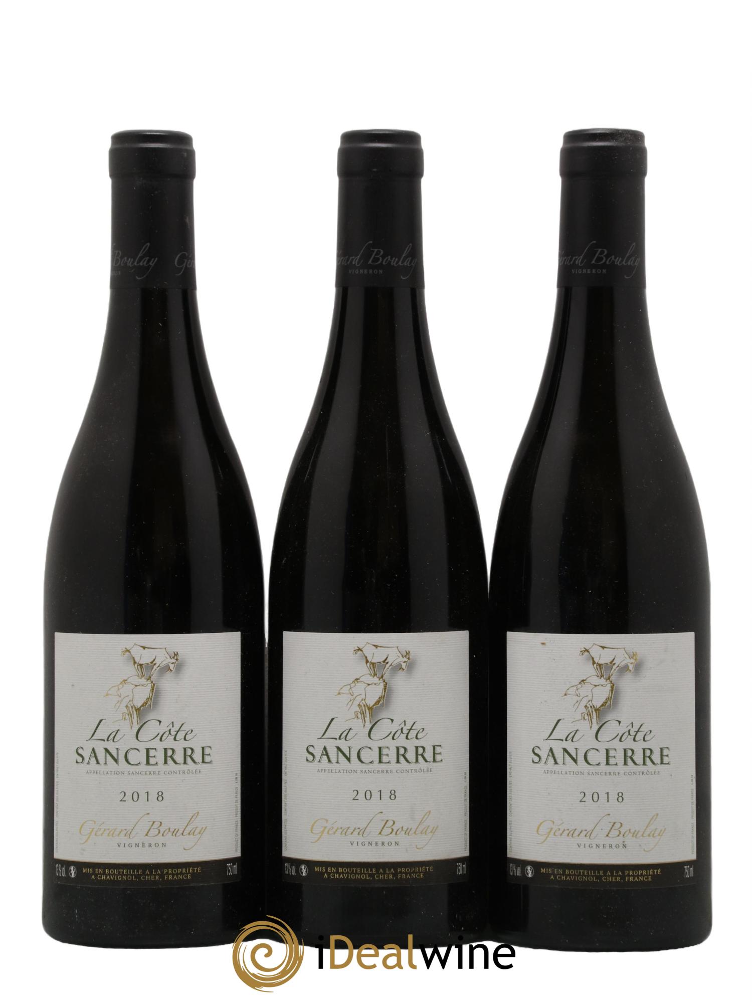 Sancerre La Côte Gérard Boulay 2018 - Lot de 3 bouteilles - 0